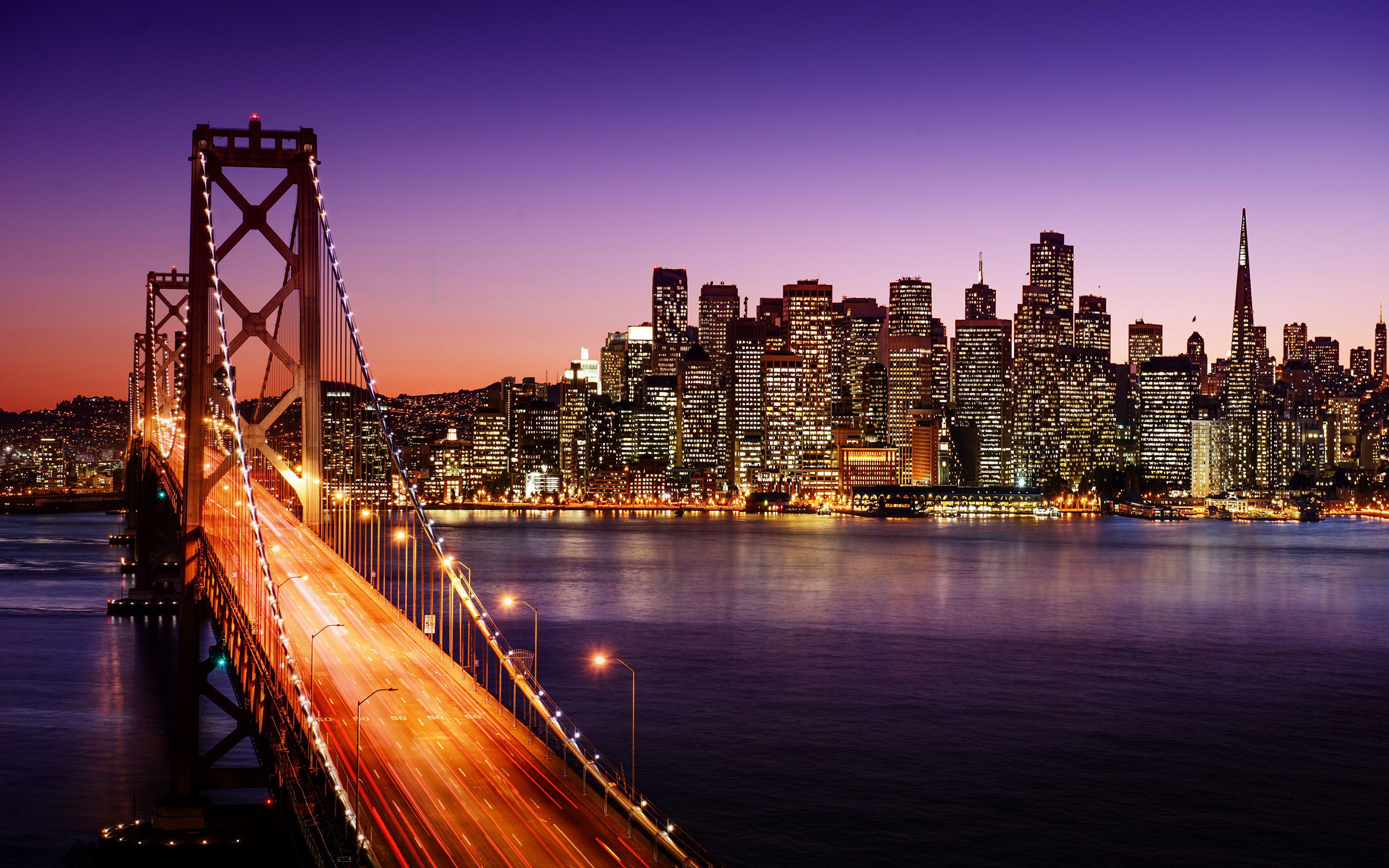 San Francisco Night Wallpapers Top Free San Francisco Night Backgrounds Wallpaperaccess