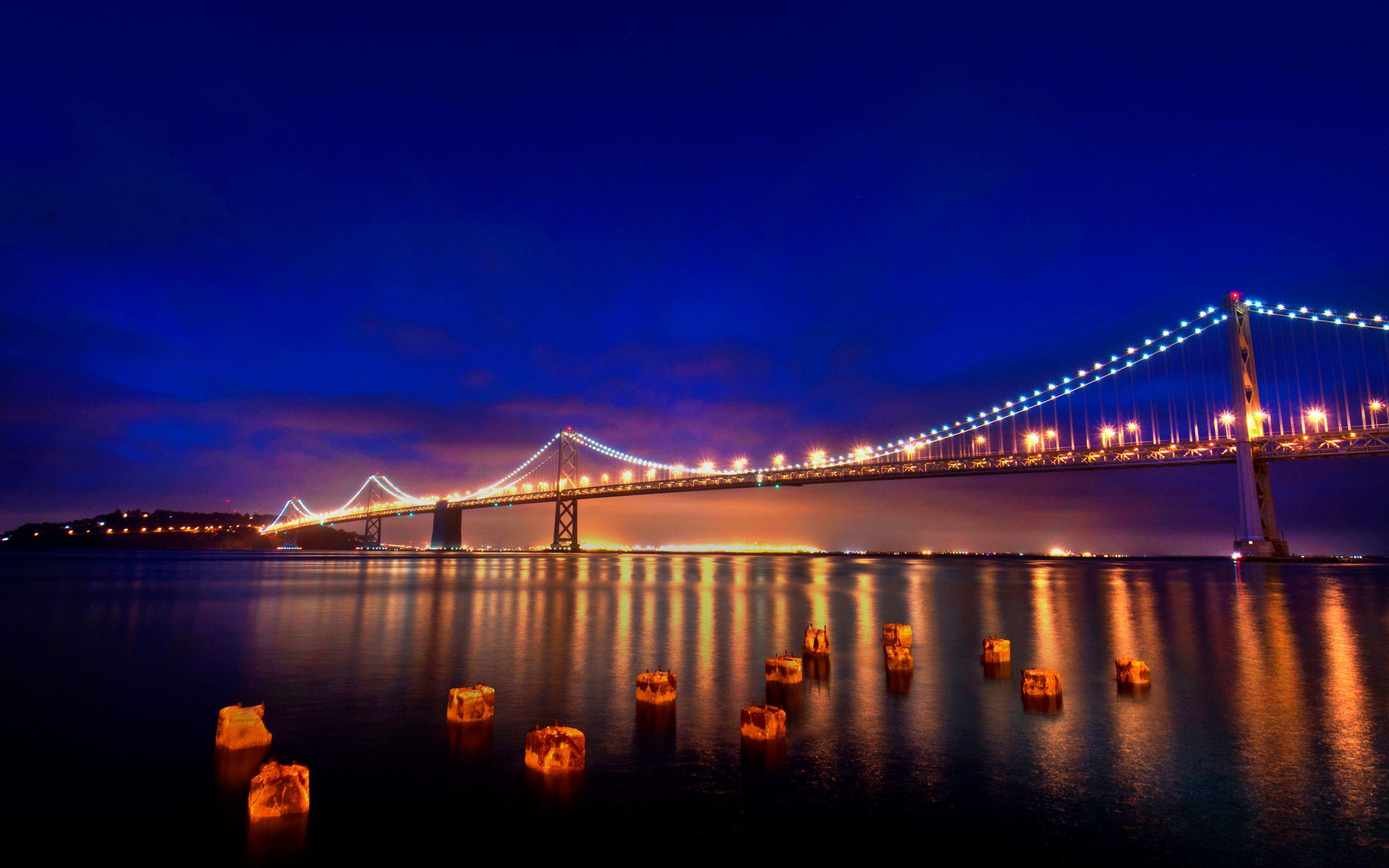2880x1800 Free download San Francisco Nights Wallpaper HD Wallpaper