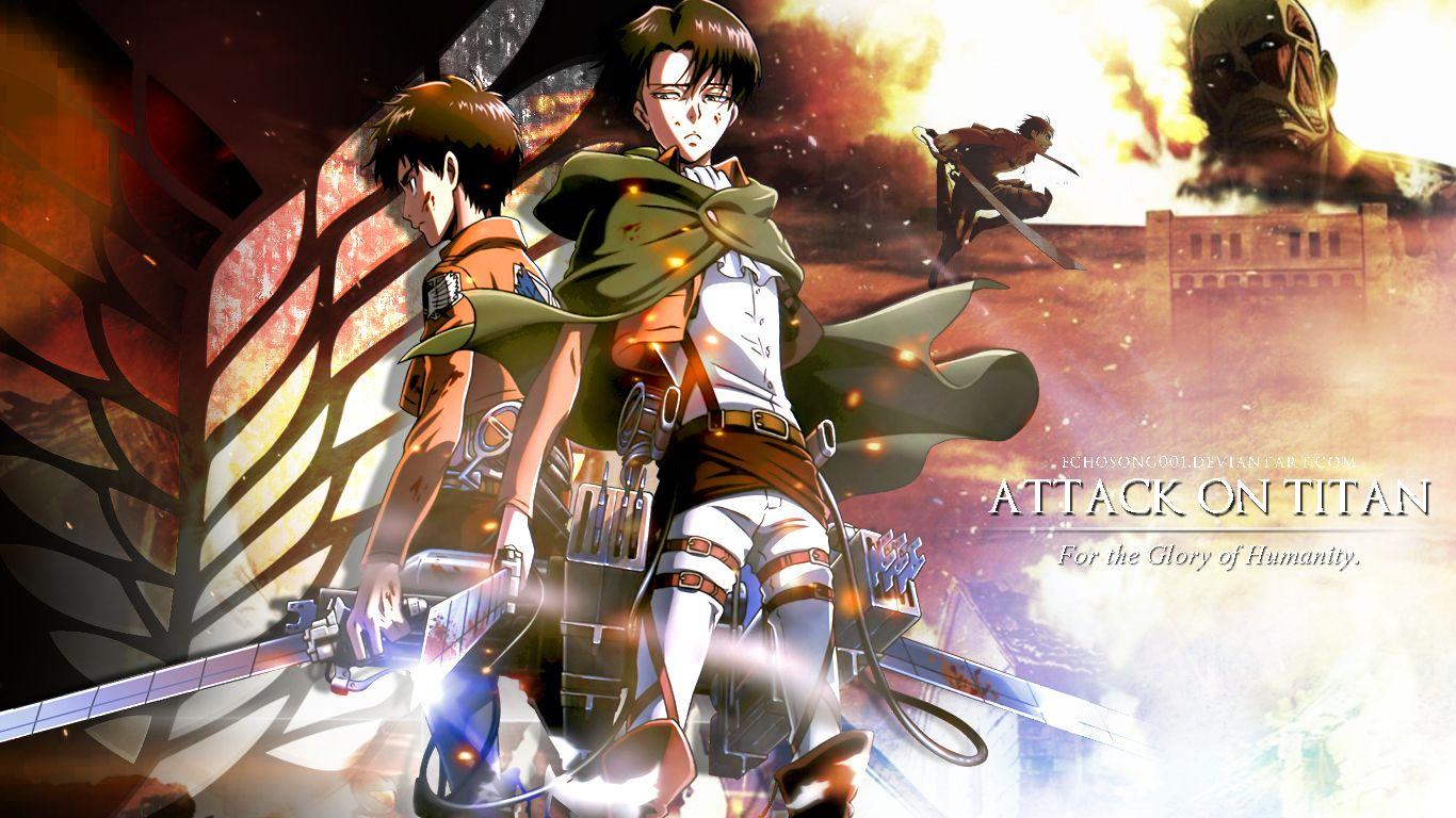 1366x768 Attack on Titan Wallpaper 1366x768