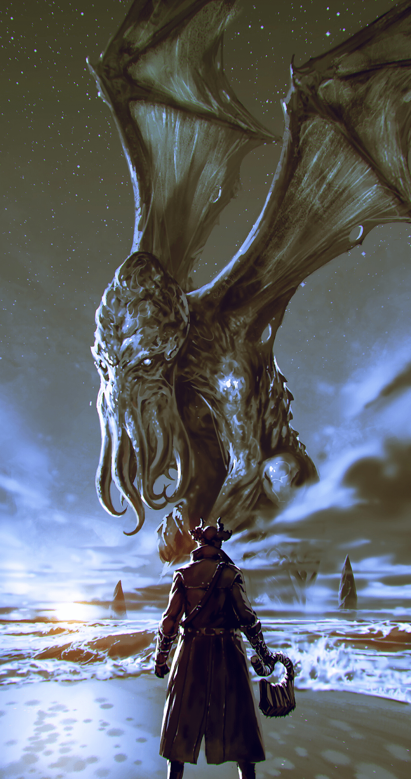 844x1600 amazing phone wallpaper in 2K by ömer tunç. Cool