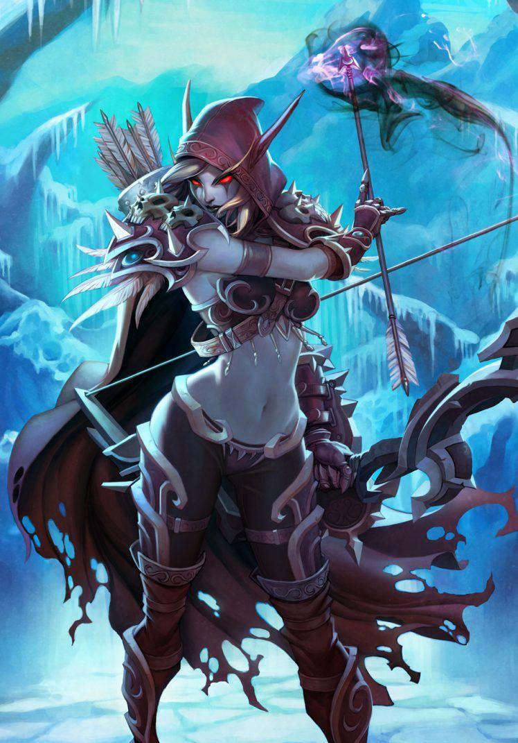 748x1071 Sylvanas Windrunner, Belly, Video games, Warcraft, World