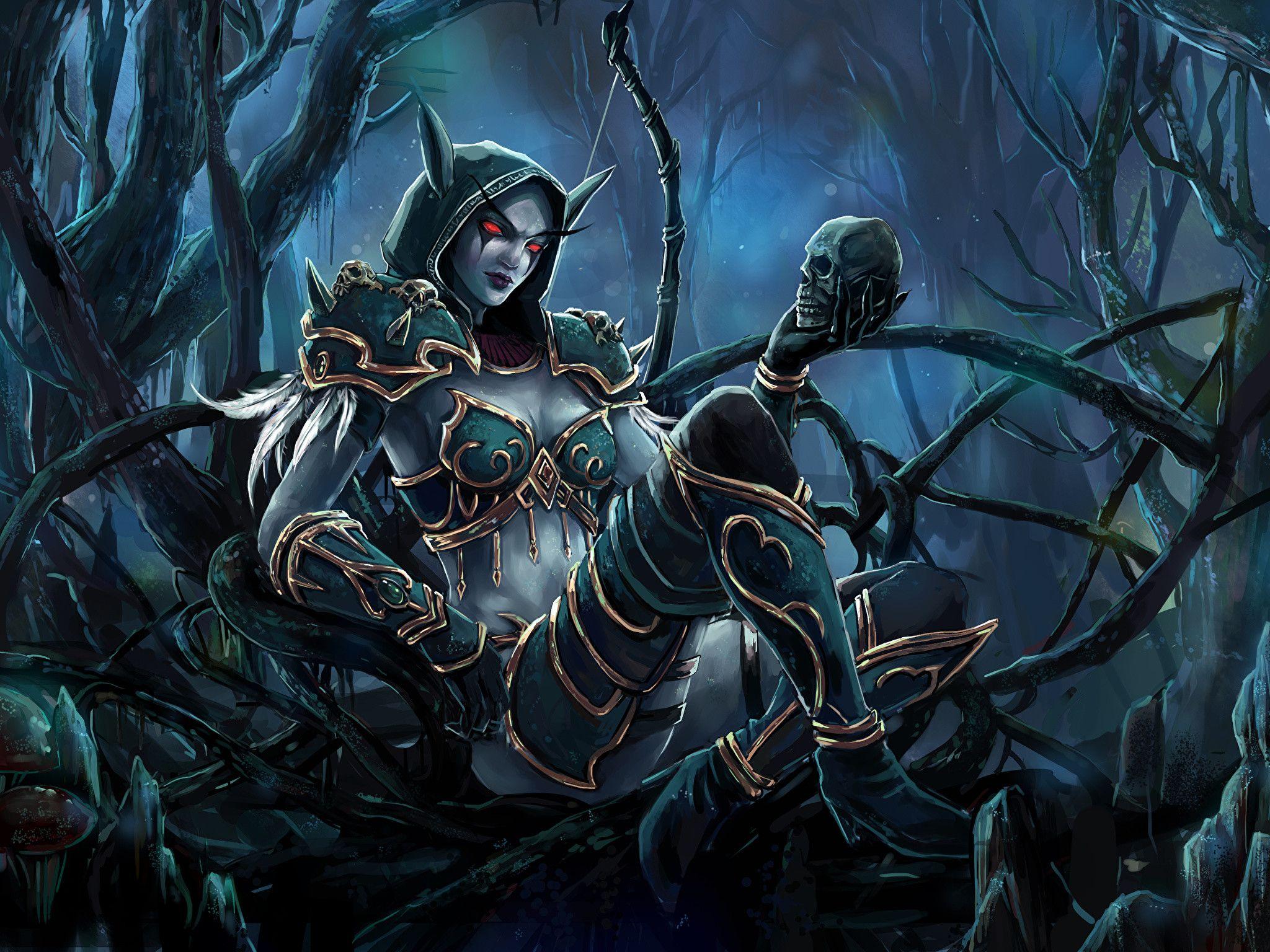 2048x1536 4k Wallpaper World Of Warcraft Sylvanas