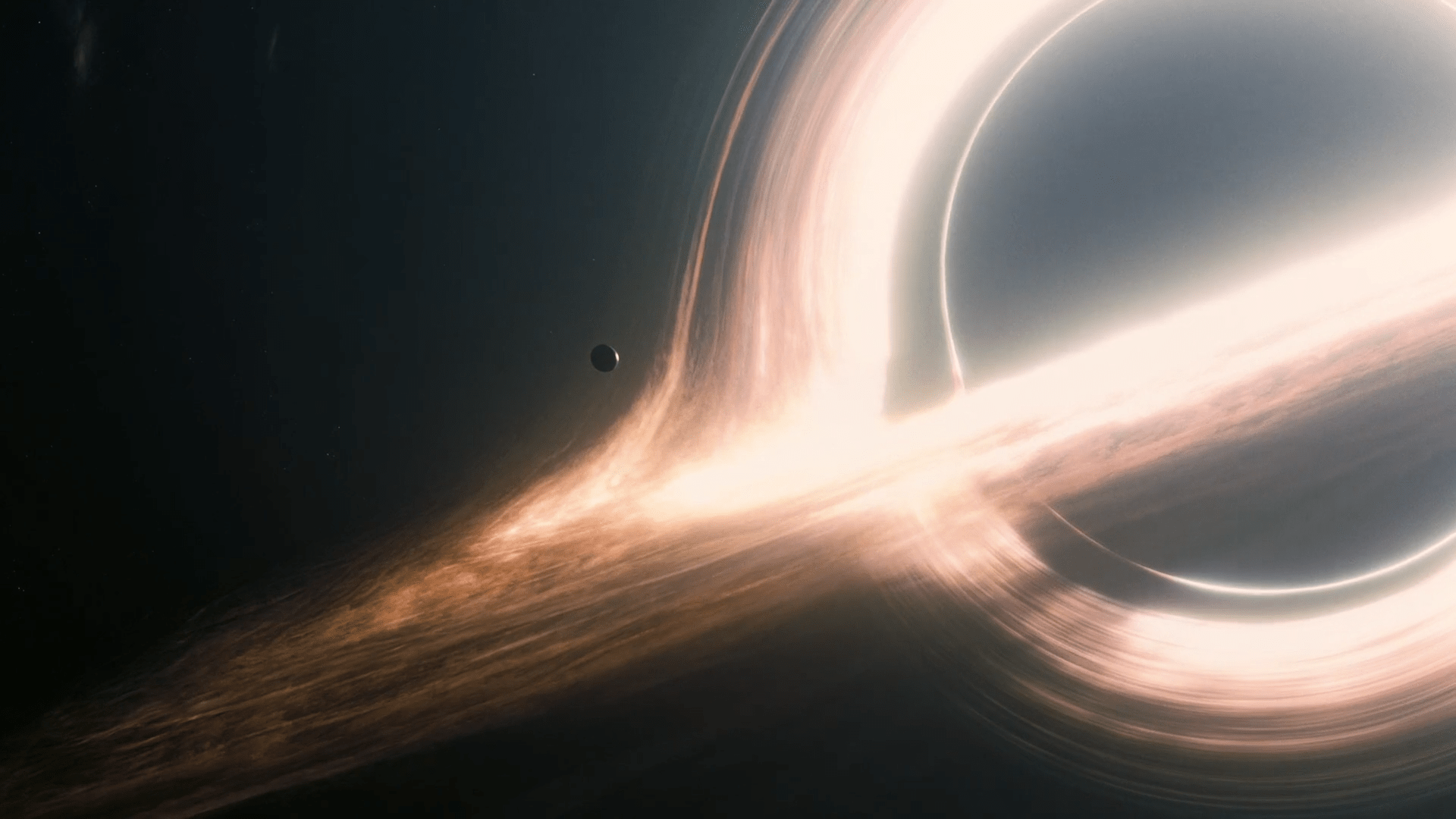 Video wallpaper Gargantua Black Hole Space