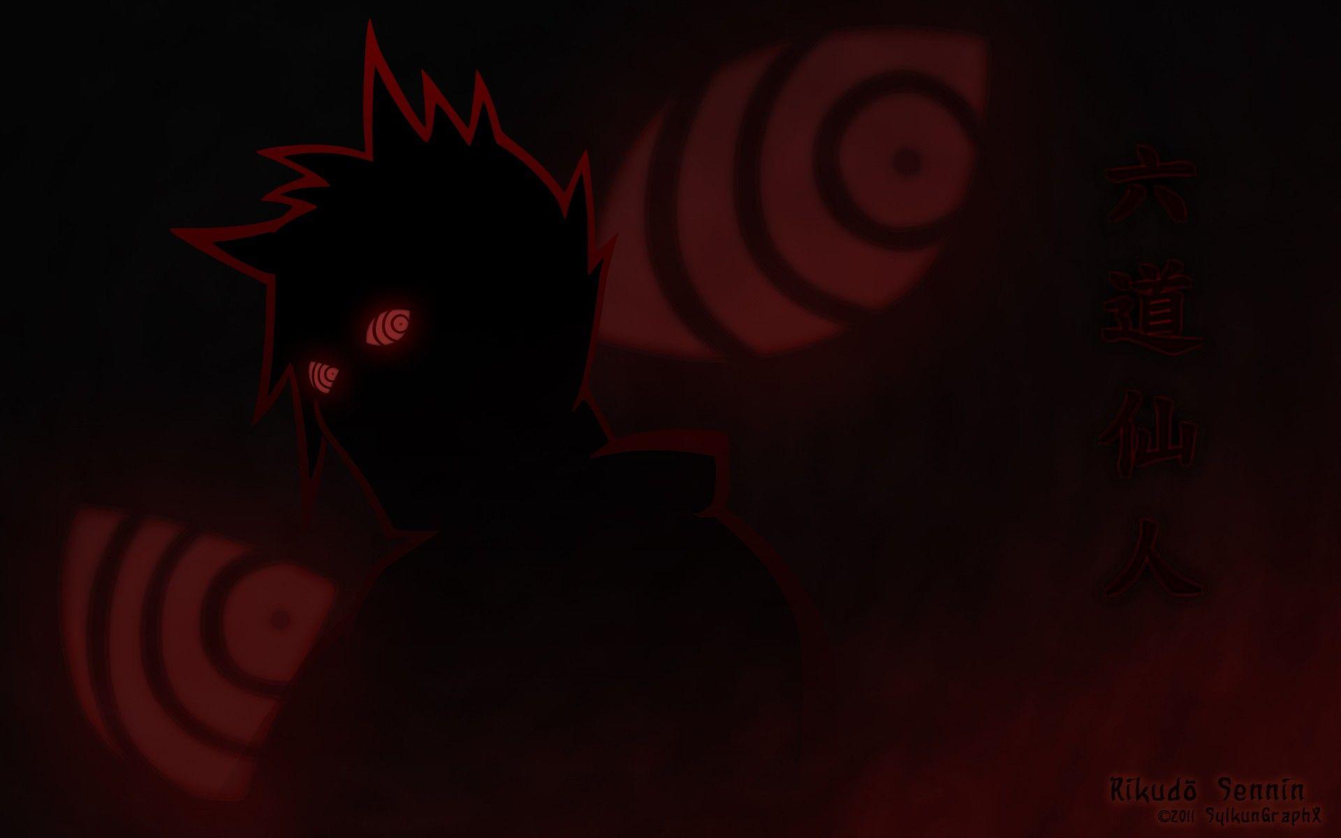 1920x1200 Hình bóng đôi mắt Naruto: Shippuden Rinnegan Rikudo Sennin