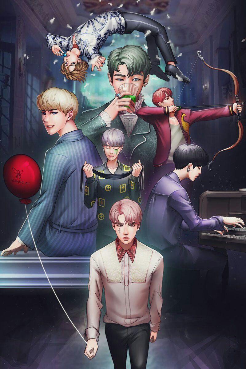 800x1200 bts #Blood Sweat & Tears. Bts wallpaper, Bts chibi, Fan art