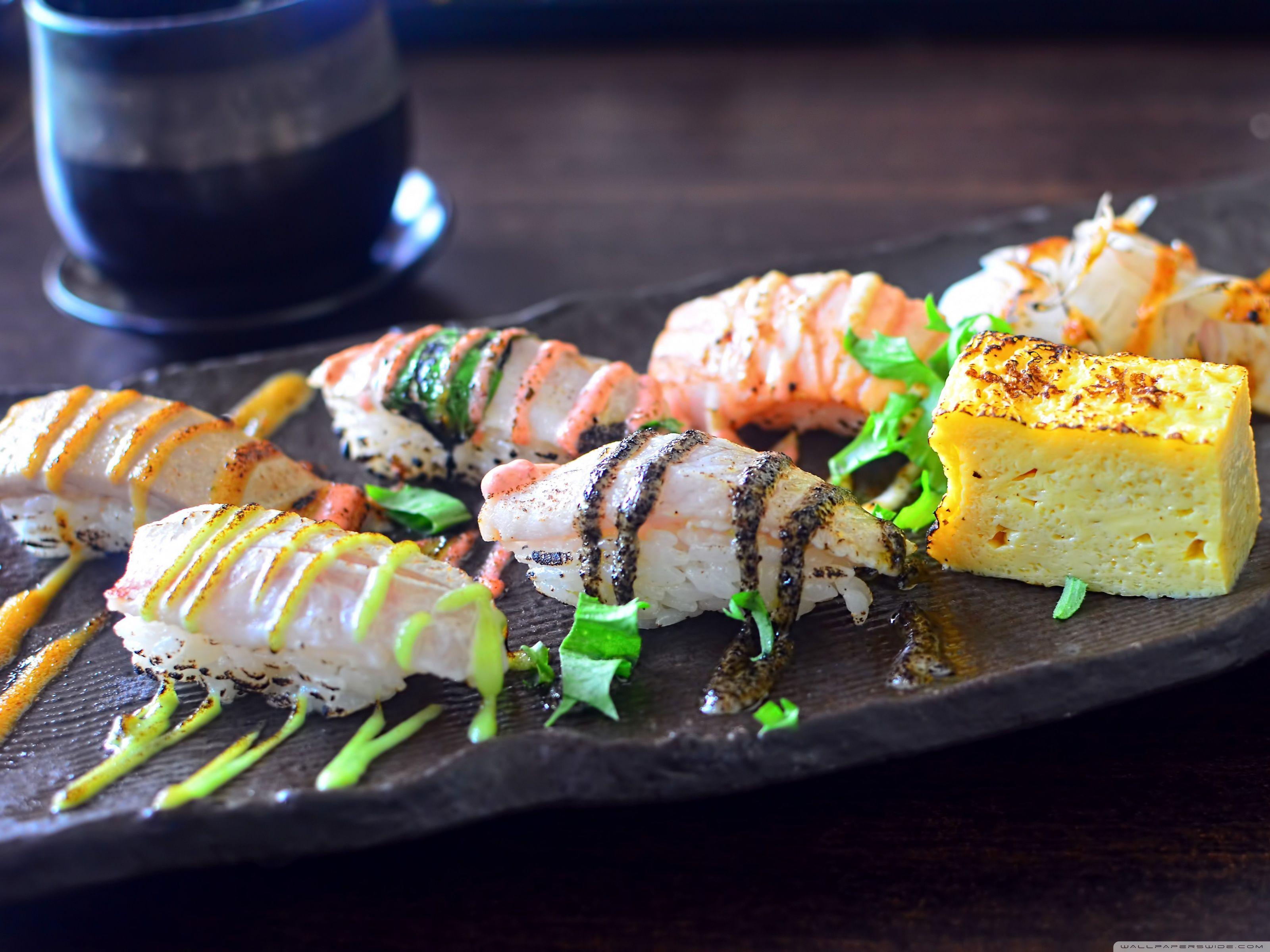 3200x2400 Delicious Sushi ❤ 4K HD Desktop Wallpaper for 4K Ultra HD TV • Wide