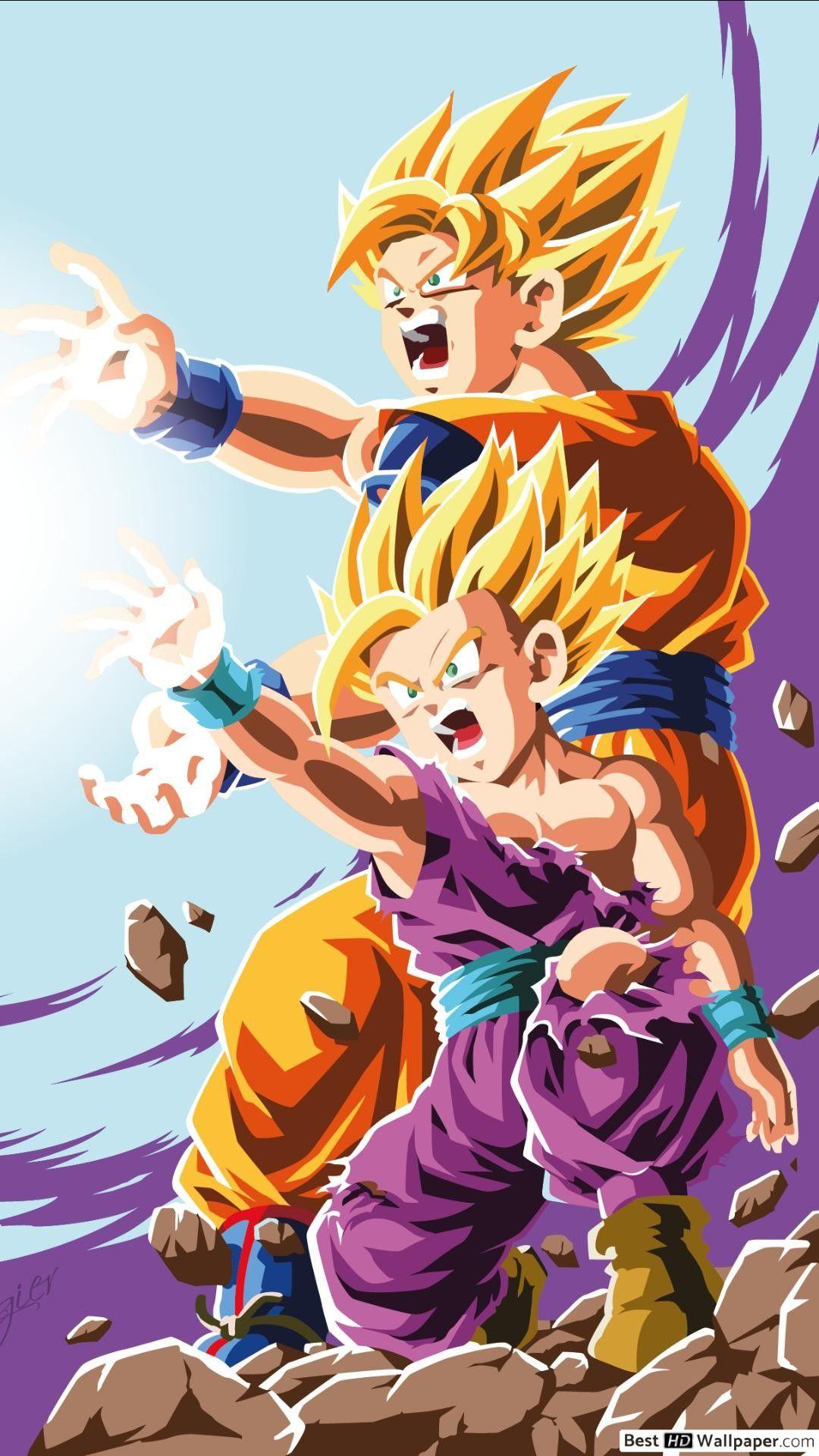 Gohan SSJ2 wallpaper by RokoVladovic - Download on ZEDGE™