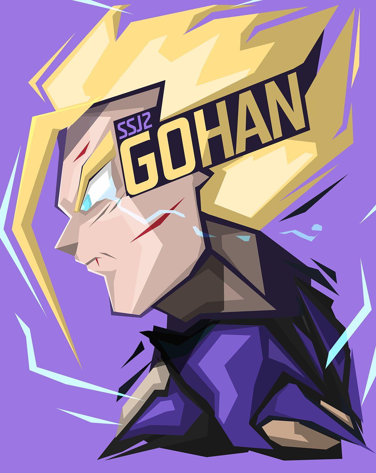 1200x1510 SSJ2 Gohan painting, Dragon Ball Z, Gohan HD wallpaper. Wallpaper