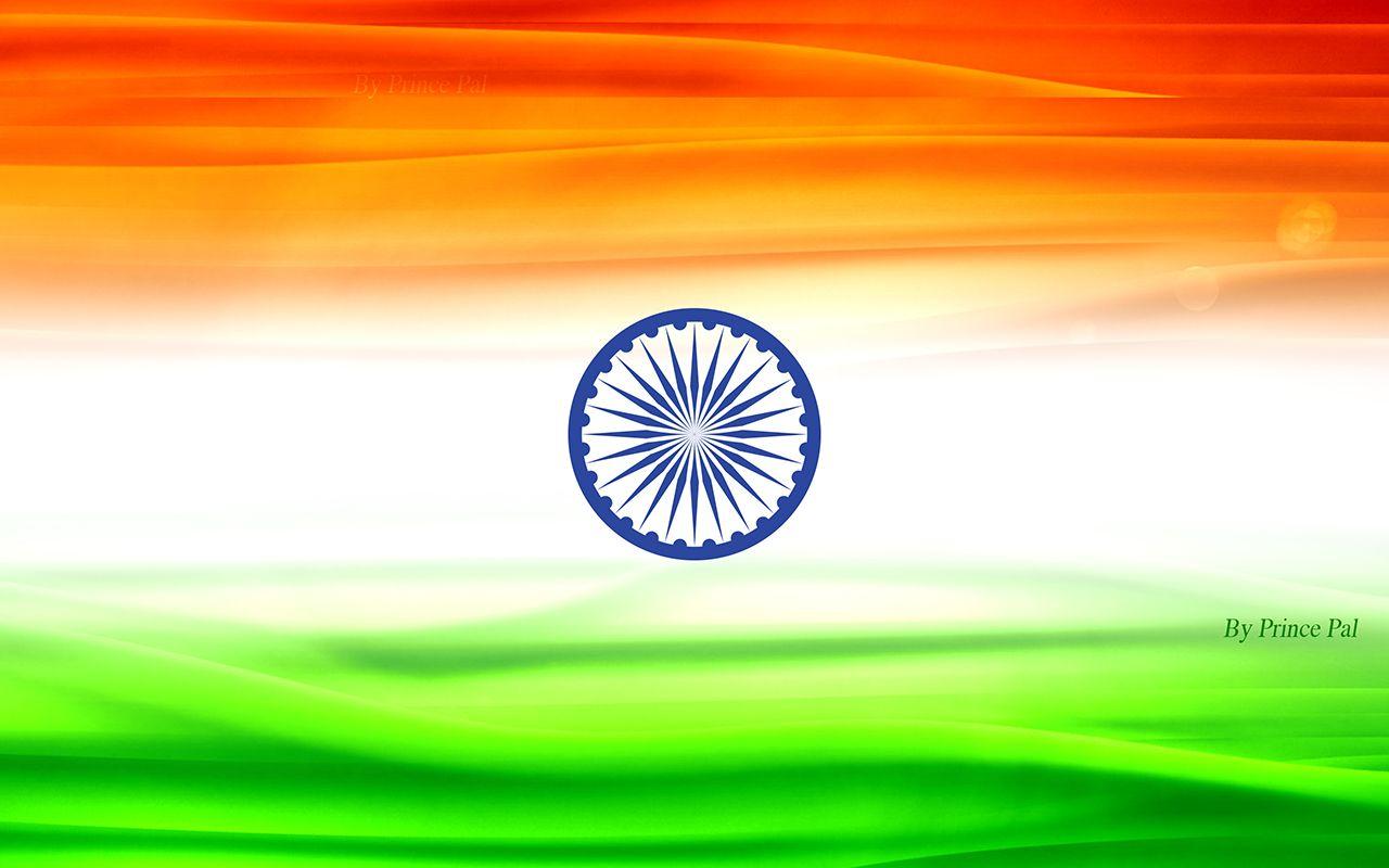 1280x800 India Flag Independence Day By Prince Pal