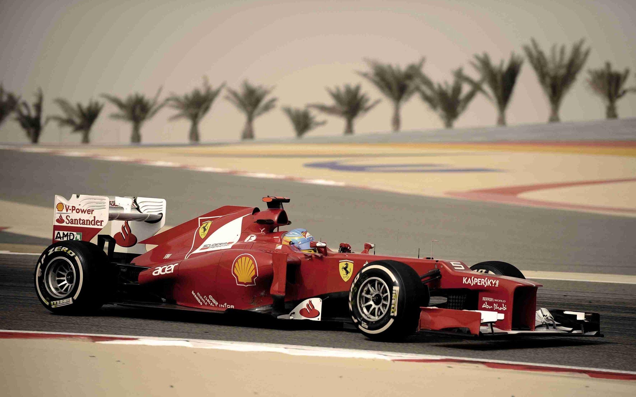 2560x1600 Download wallpaper 2560x1600 alonso, ferrari, bahrain HD