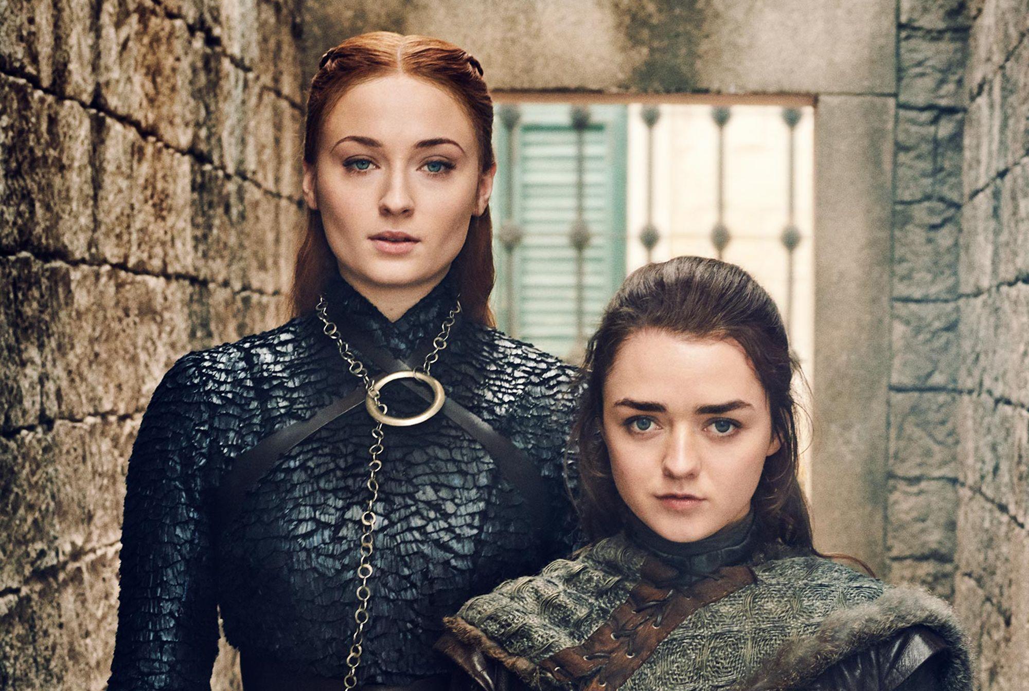 2000x1344 Sansa And Arya Stark Game Of Thrones Season HD Tv Shows