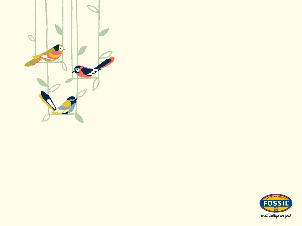 1024x768 Free download Vintage Bird Desktop Wallpaper Vintage