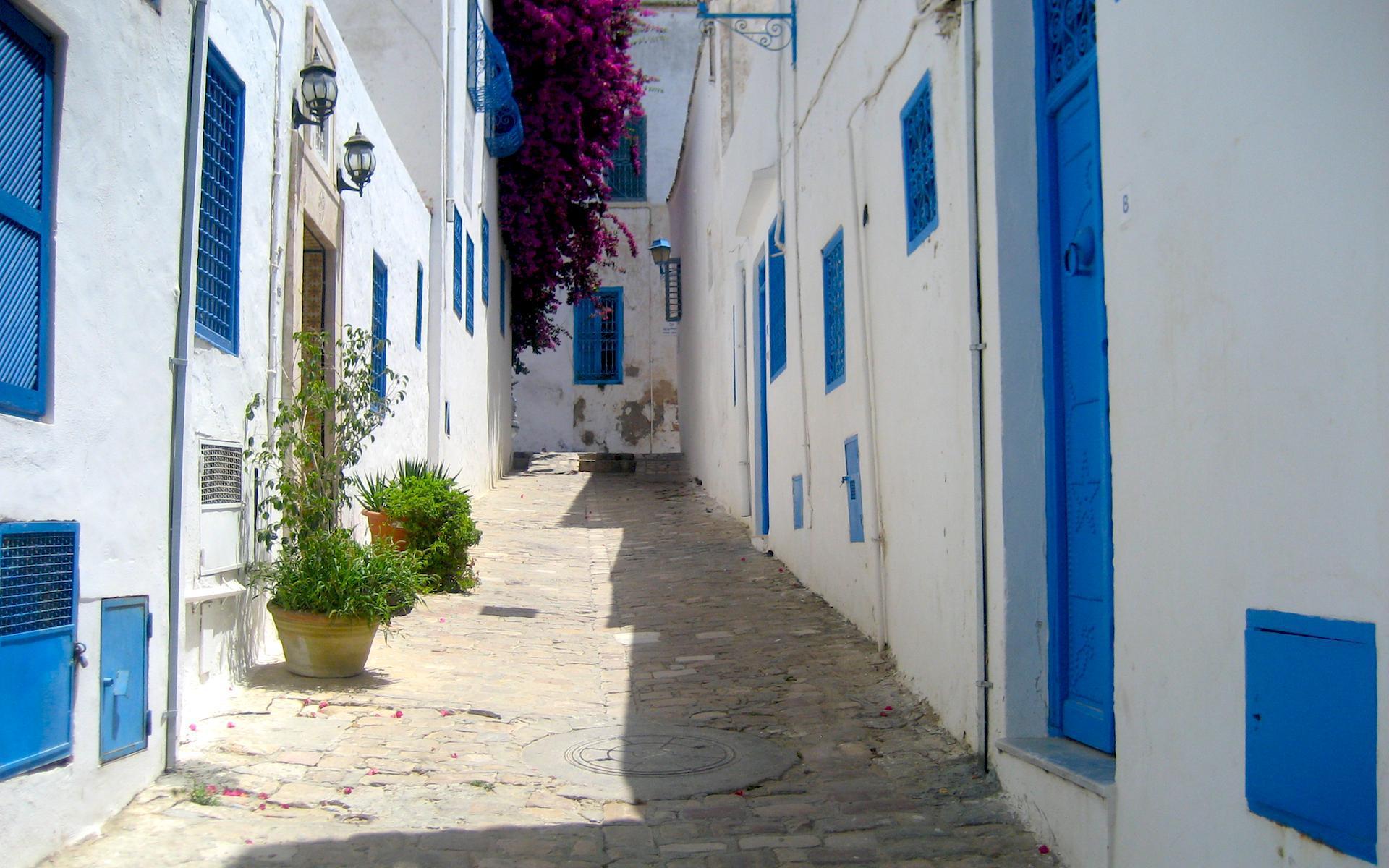 1920x1200 Sidi Bou Tunisia HD Desktop Wallpaper : Widescreen : High