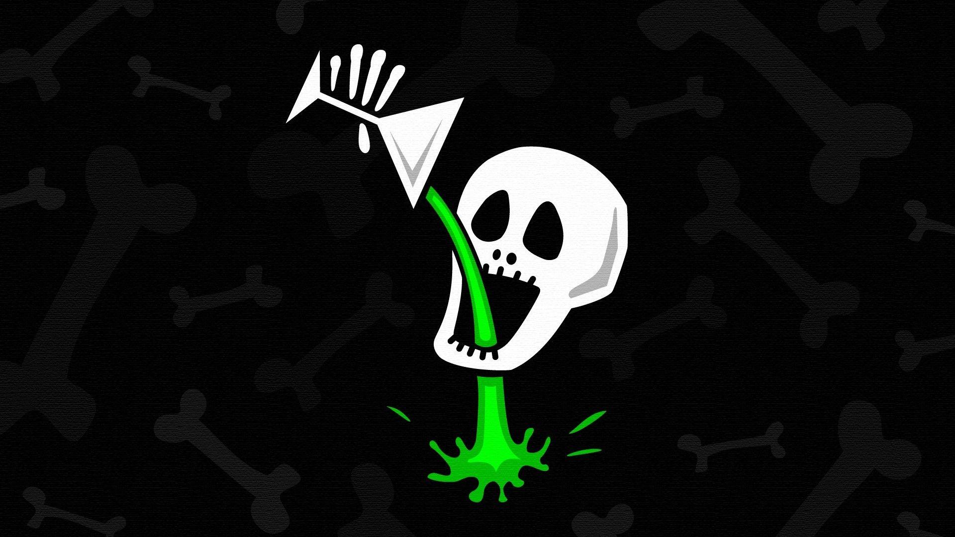 1920x1080 Download the Skeleton Martini Wallpaper, Skeleton Martini