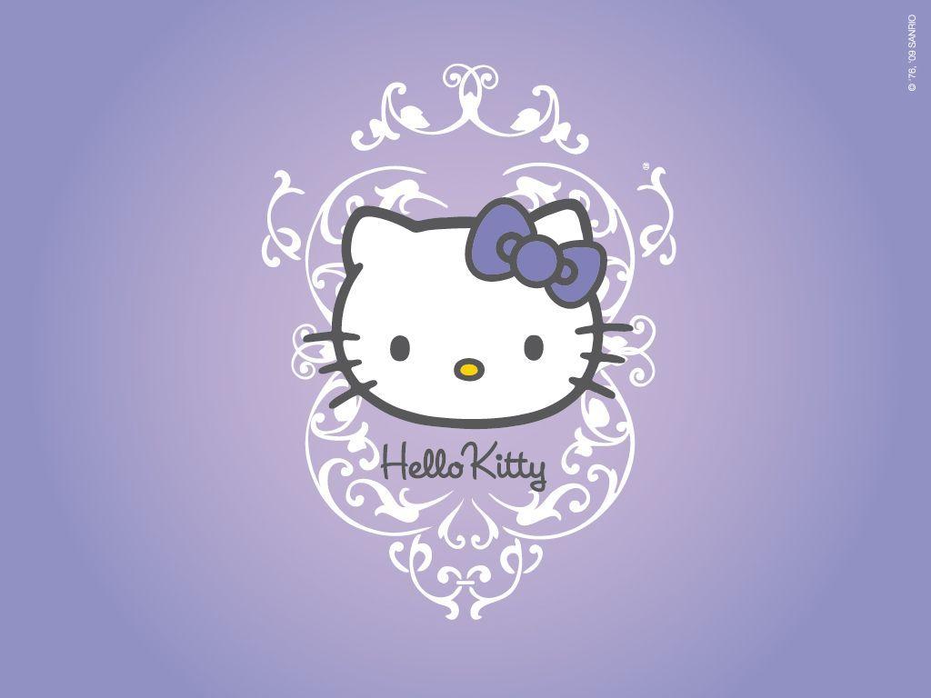 purple hello kitty iphone wallpaper
