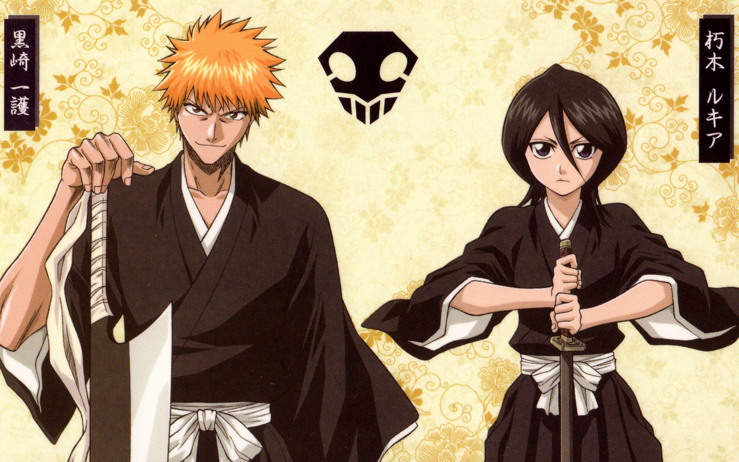 2560x1600 Ichigo Rukia Wallpaper