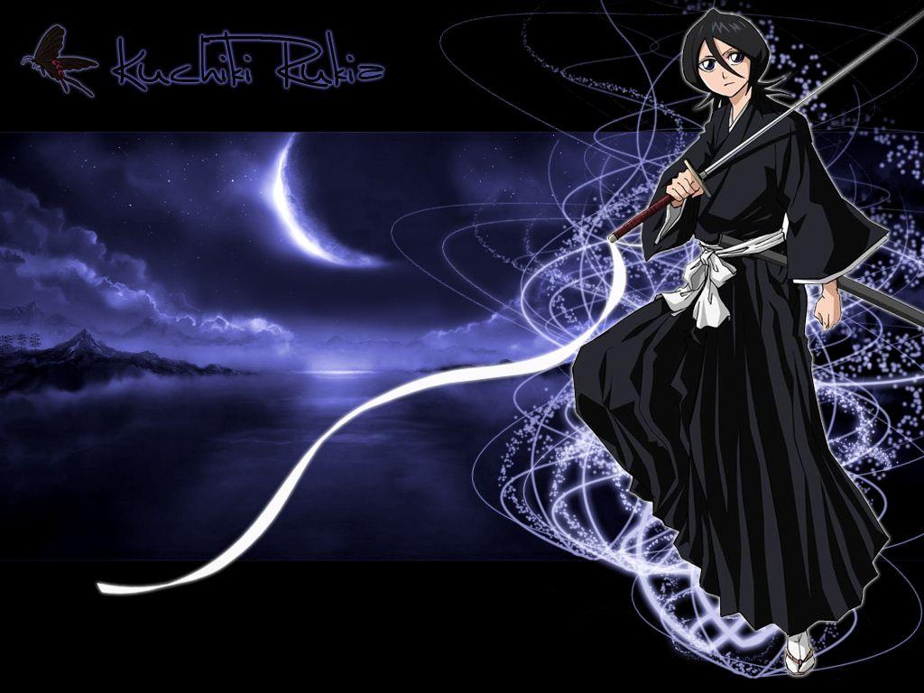 1024x768 Bleach Kuchiki Rukia Wallpaper