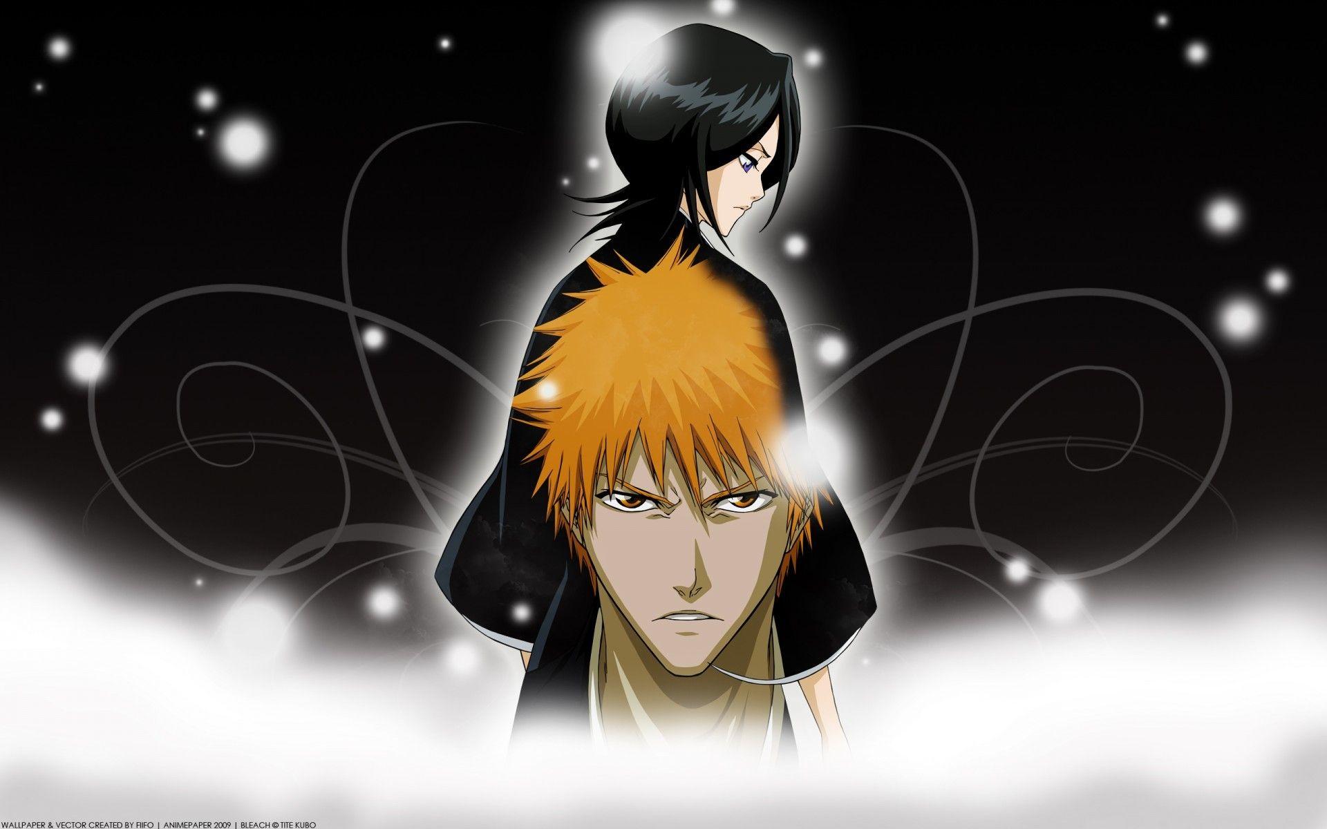 1920x1200 Bleach Ichigo and Rukia Wallpaper