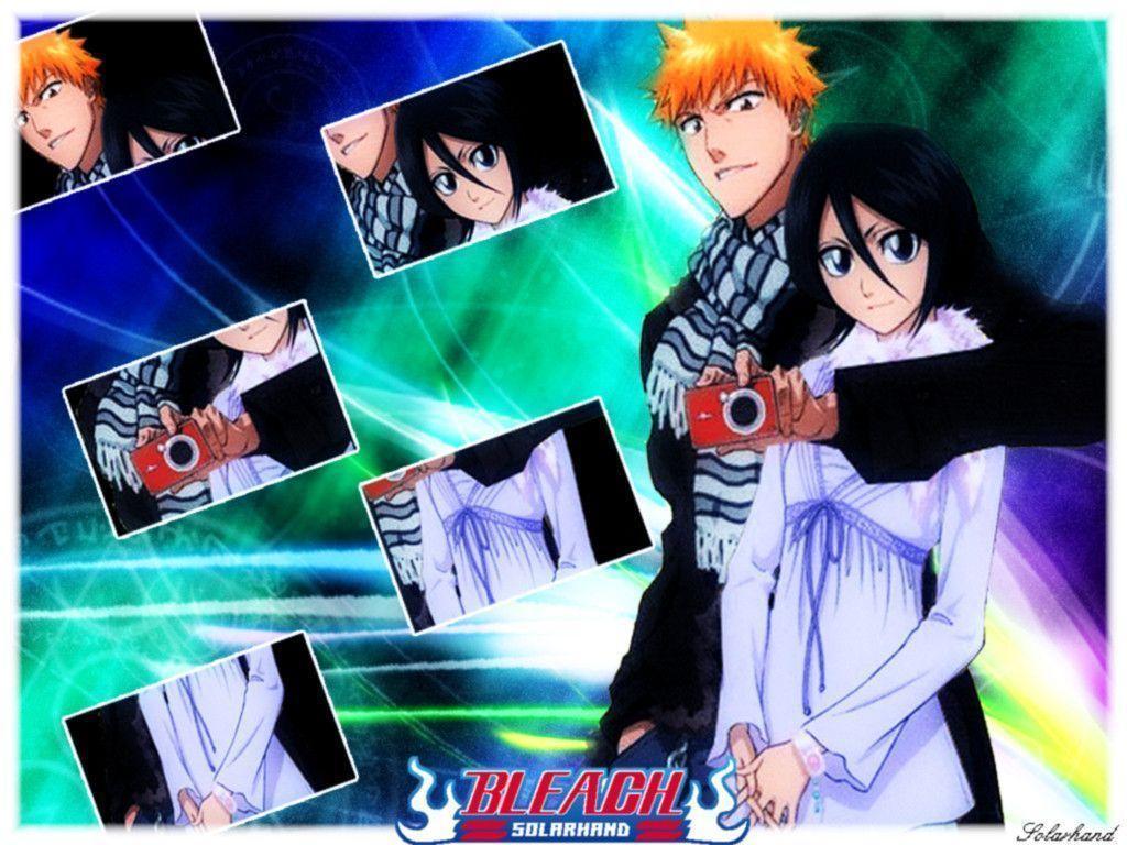 1024x768 Ichigo Rukia Wallpaper