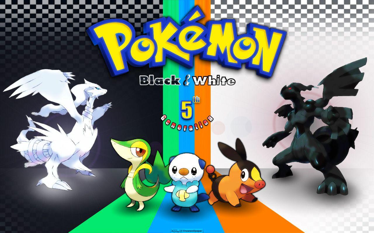 1280x800 Pokemon Black & White wallpaper