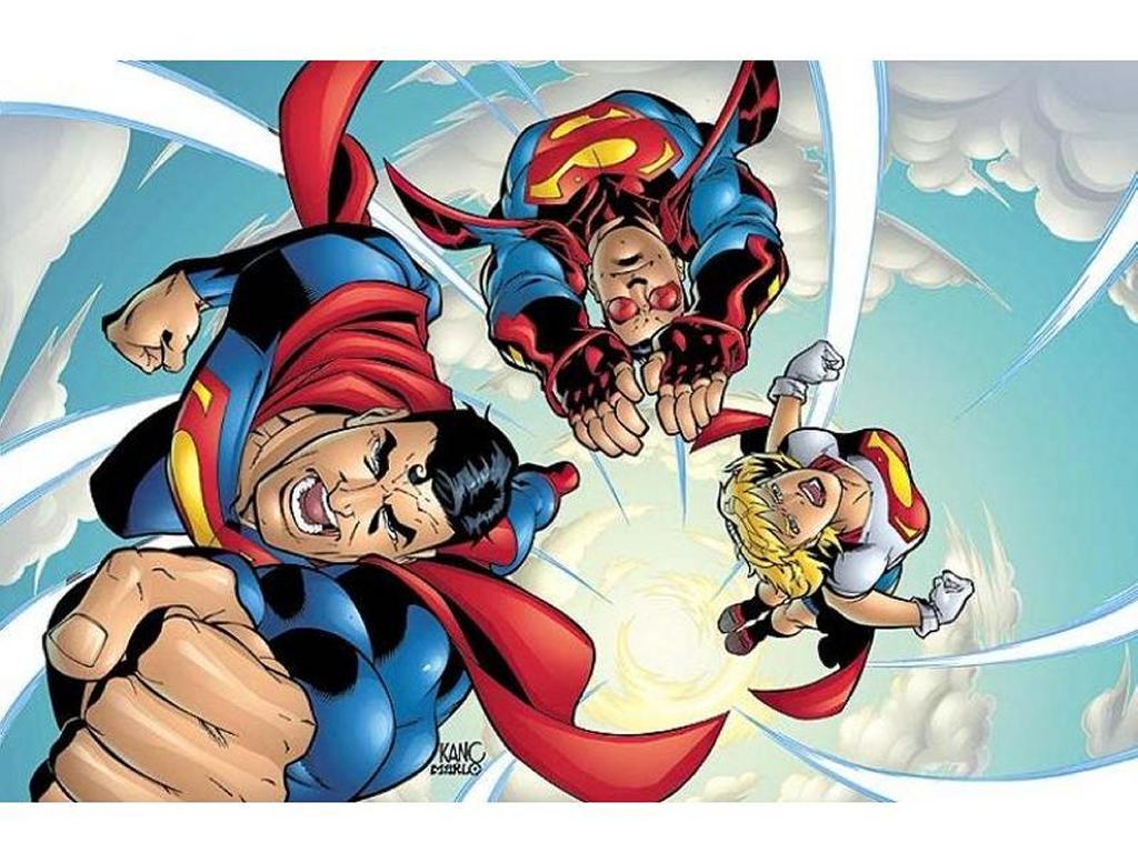 1024x768 Superboy Wallpaper