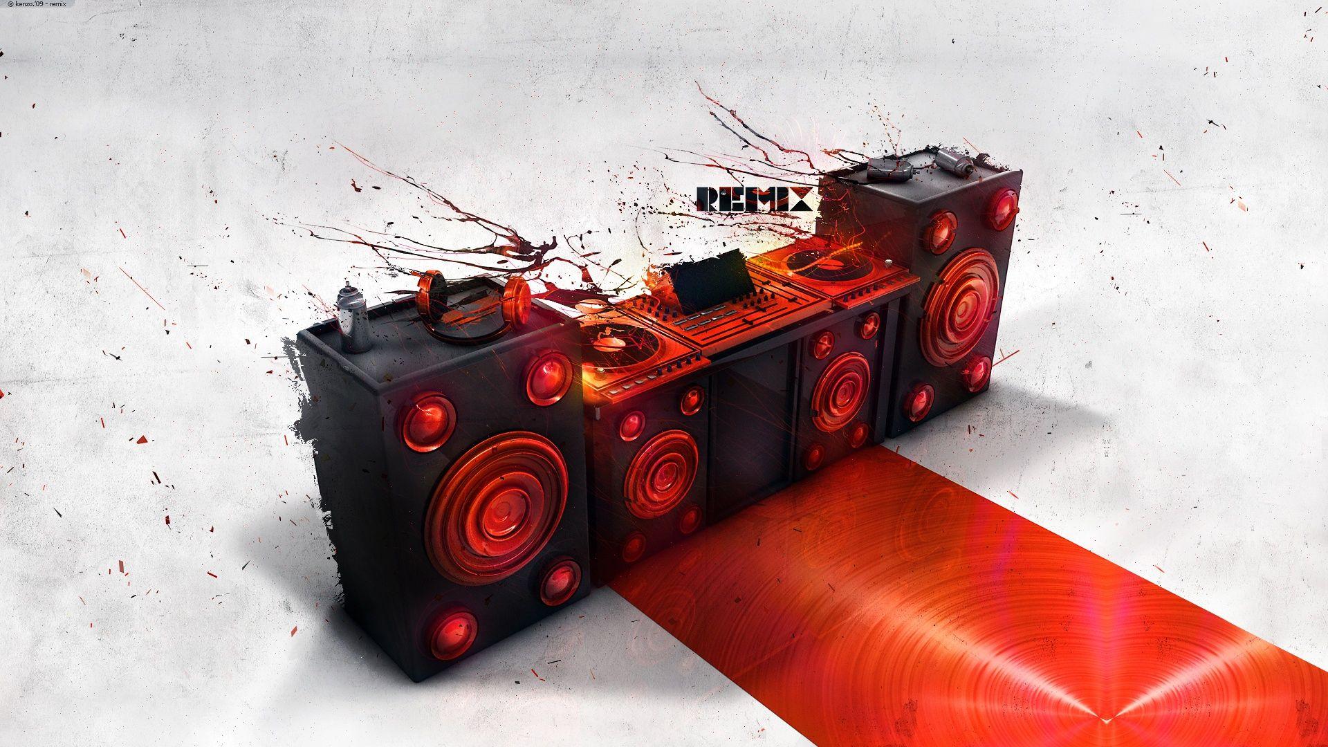 1920x1080 DJ Music Remix Wallpaper in jpg format for free download