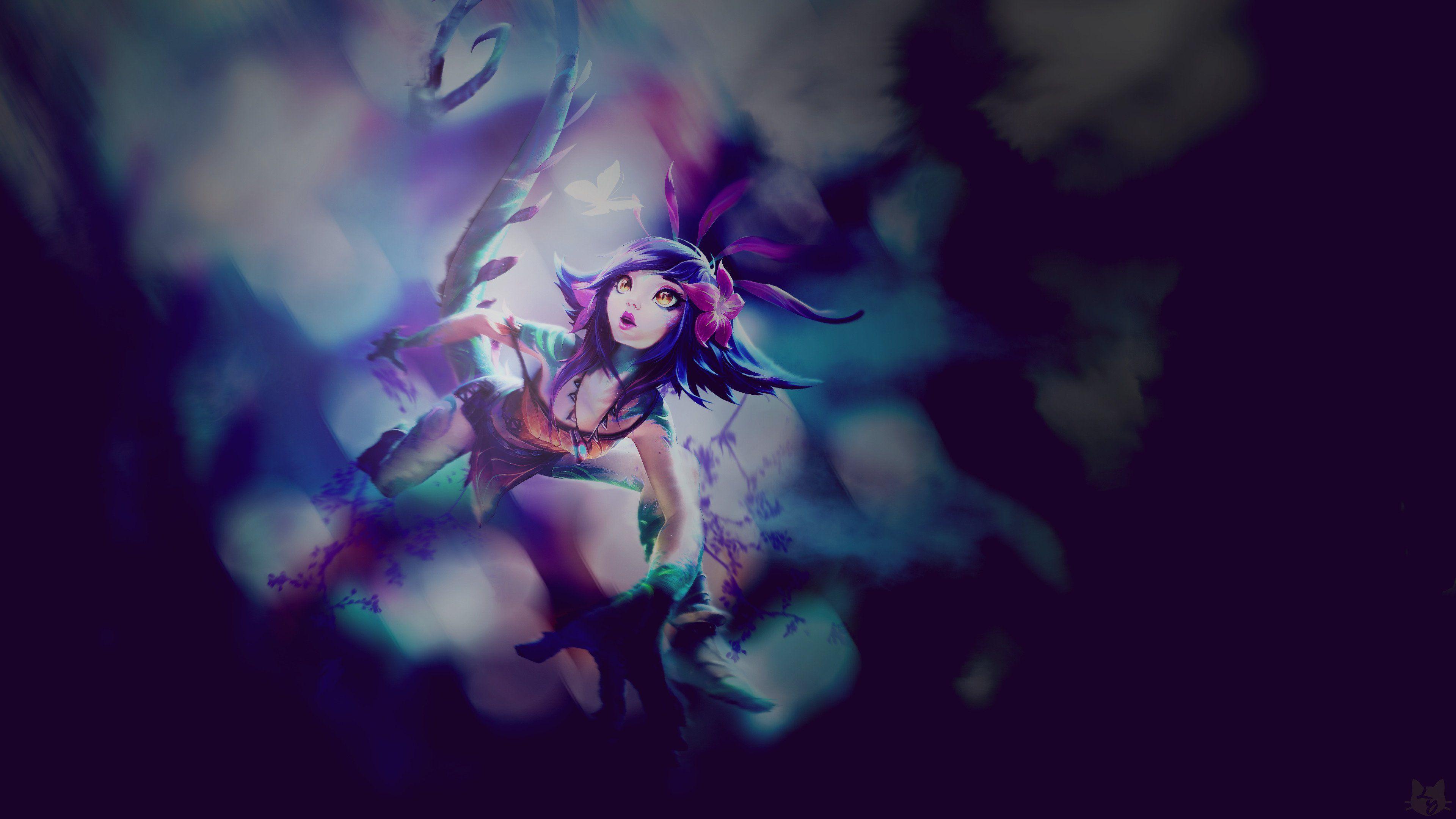 3840x2160 4K Wallpaper Neeko Vastaya Tribe Art