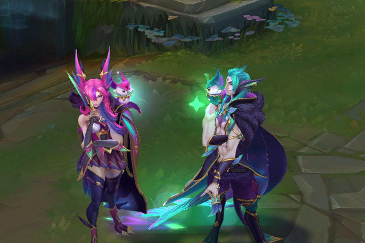 1200x800 Star Guardian Zoe, Xayah, Rakan, and Neeko hit League