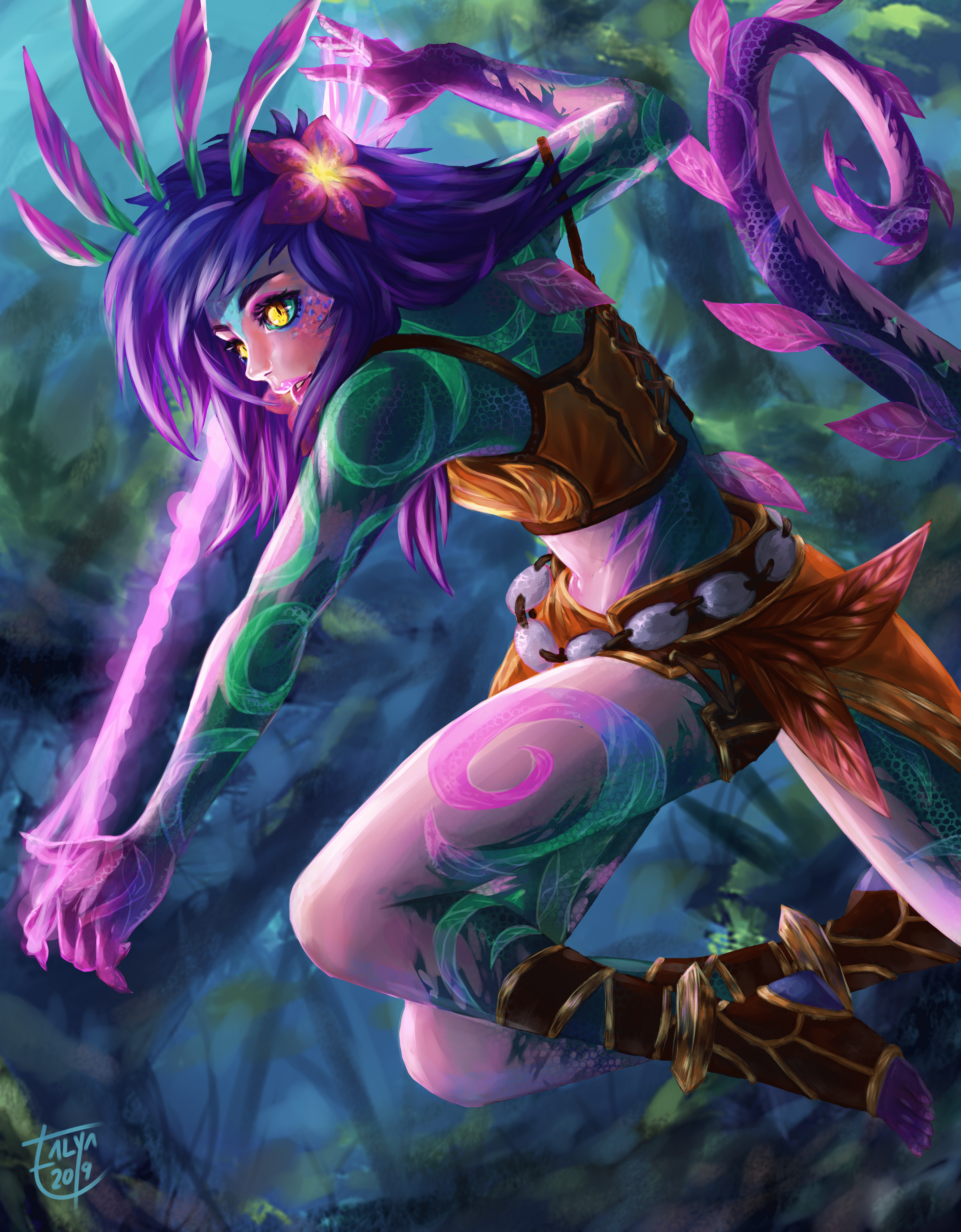 3194x4093 My Neeko Fanart!