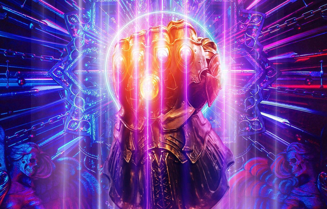 1332x850 Wallpaper stones, glove, Thanos, Thanos, Infinity Gauntlet image for desktop, section фантастика
