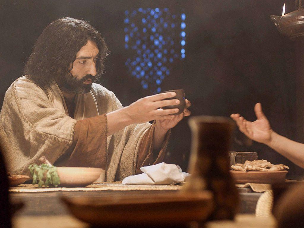 1024x768 FreeBibleimage - The Last Supper - Jesus at the last