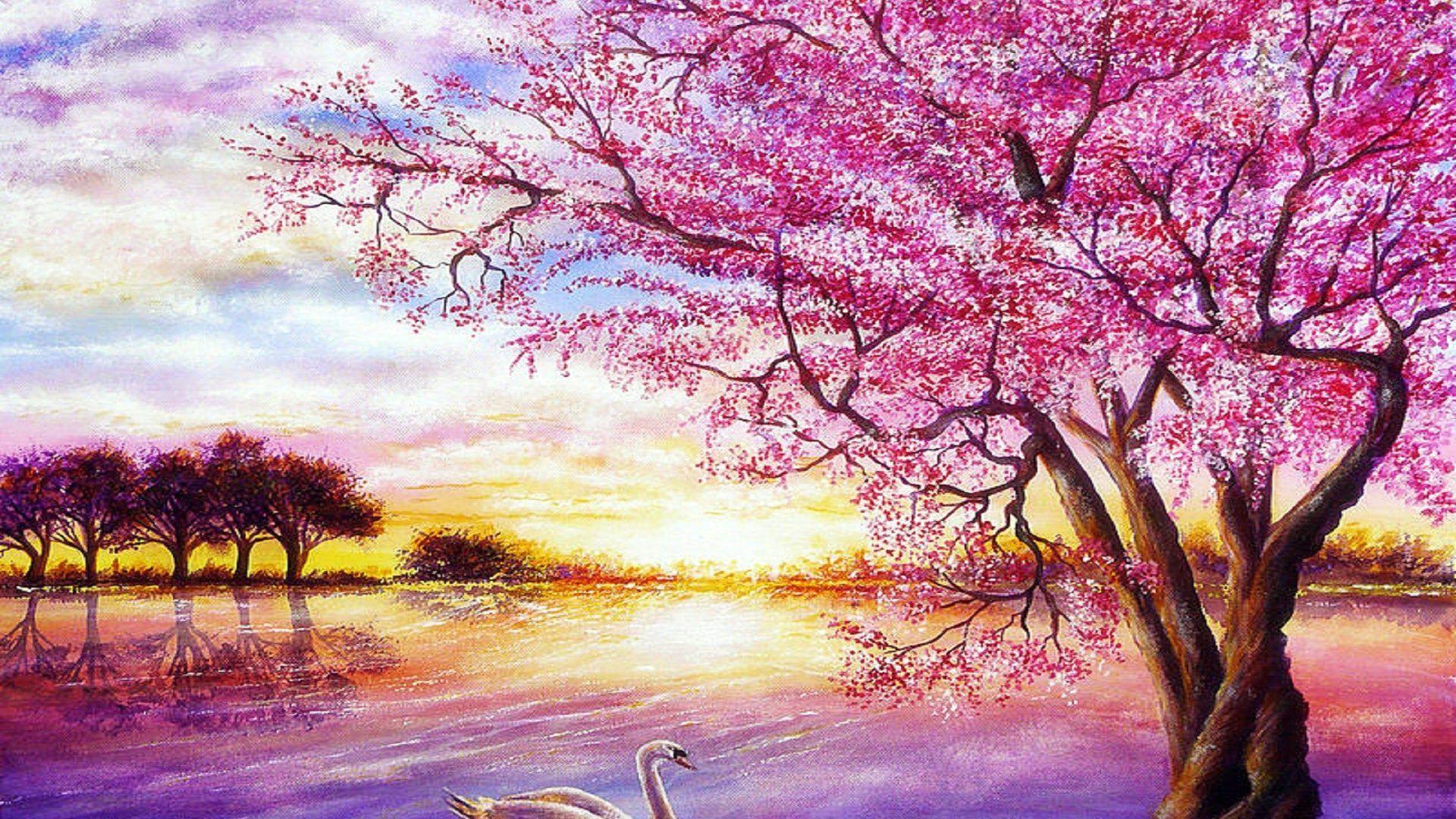 Drawing Nature Wallpapers Top Free Drawing Nature Backgrounds 