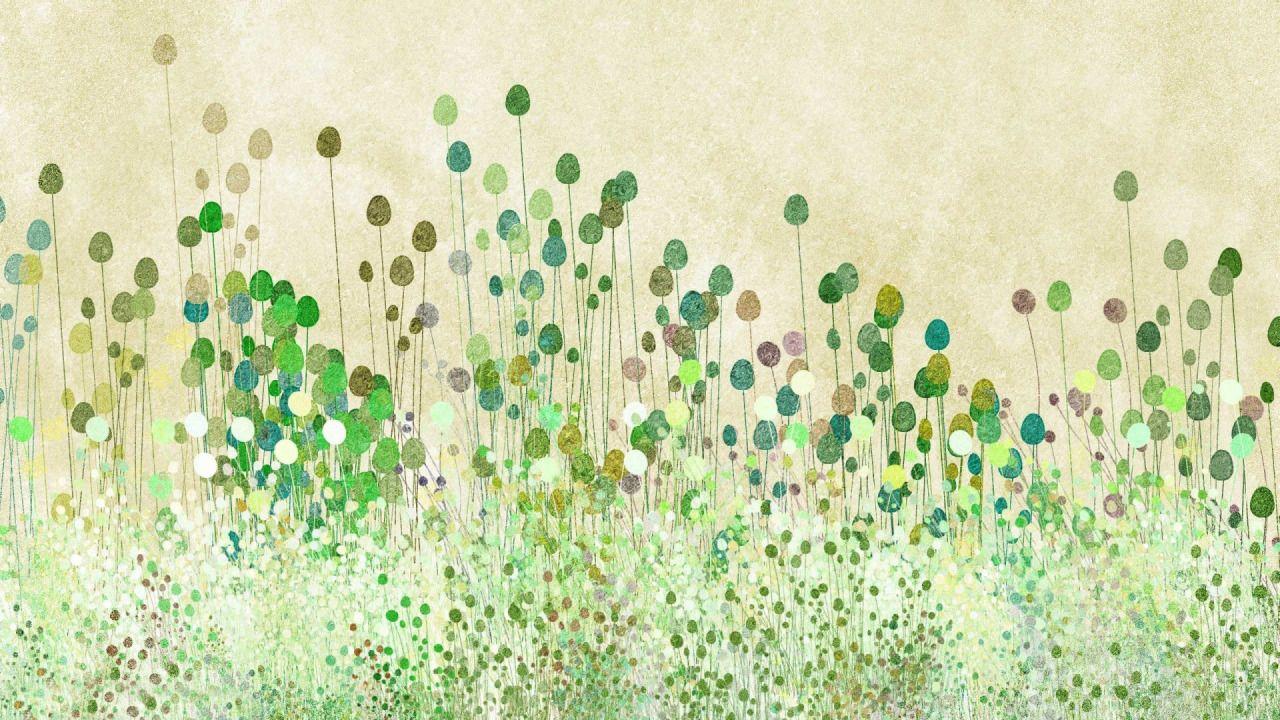 1280x720 Abstract Flowers Painting widescreen wallpaper. Wide
