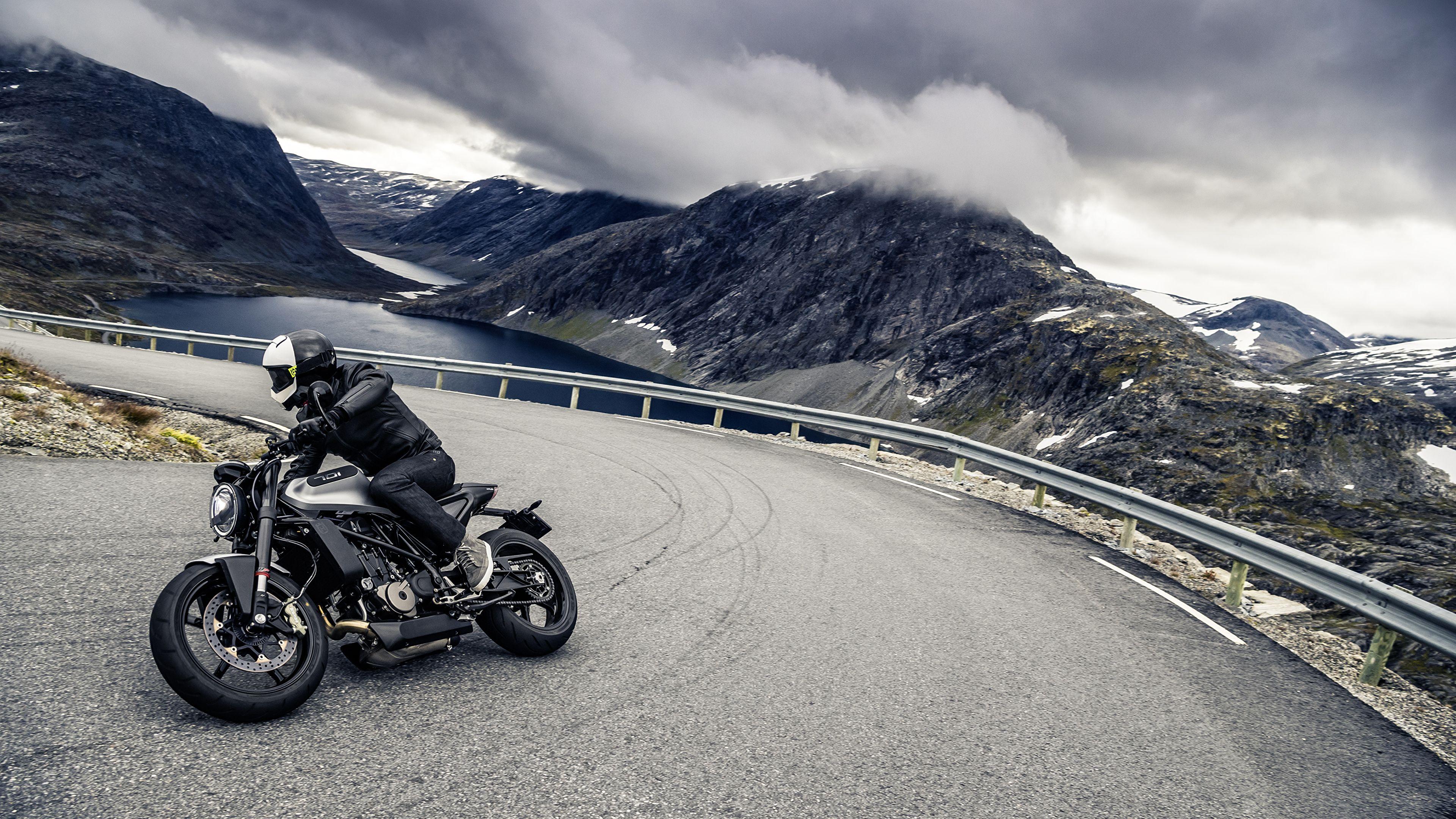 3840x2160 Desktop Wallpaper Helmet 2018 Husqvarna Vitpilen 701 3840x2160