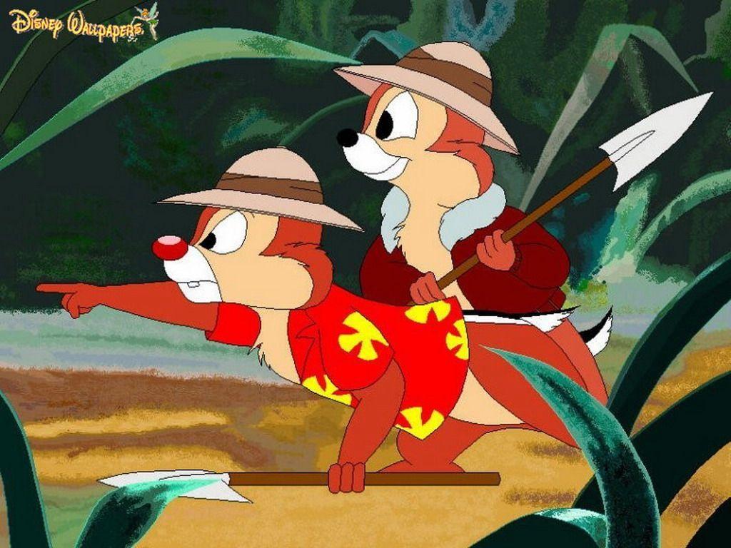 1024x768 Dionne Beard: chip and dale wallpaper