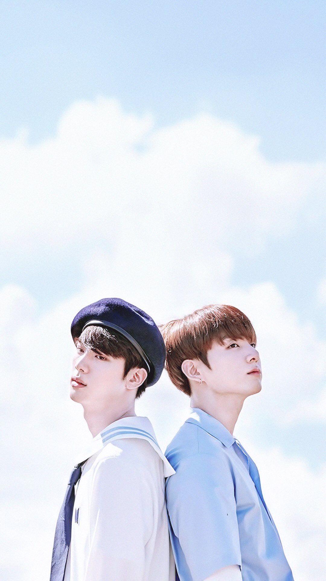 1080x1920 Jungkook & Jin.  BTS.  Hình nền BTS, Bts và Kpop https://wallpaperaccess.com/full/1889210.jpg
