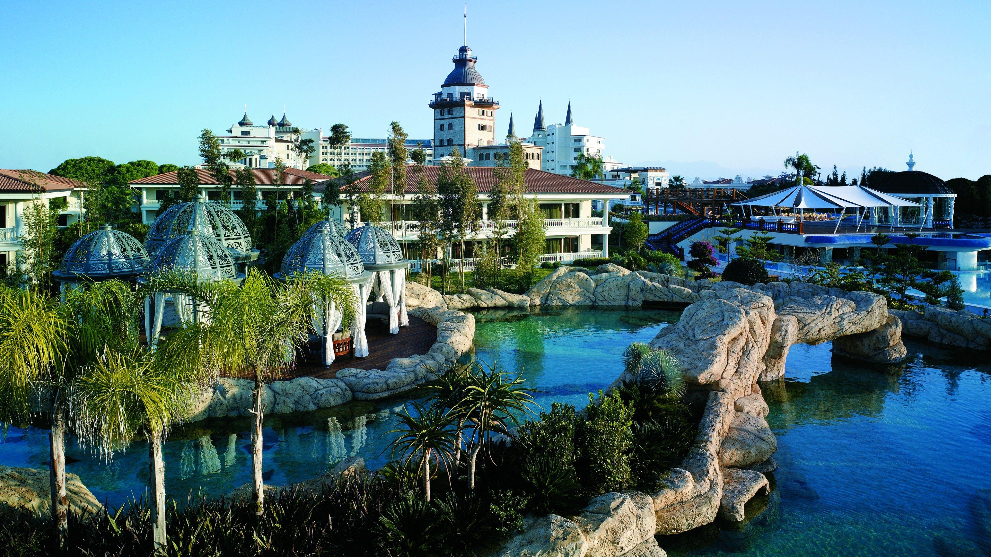3840x2160 Wallpaper Mardan Palace Hotel, Antalya, The best hotel pools
