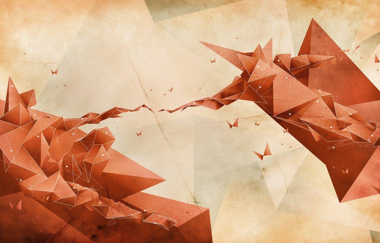 1332x850 Wallpaper abstraction, geometry, figure, The Creation Of