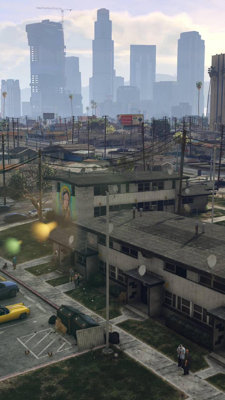 722x1280 GTA V Los Santos wallpaper