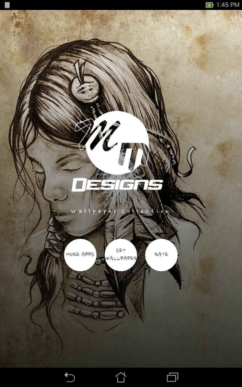 800x1280 Indian Sketches Wallpaper for Android