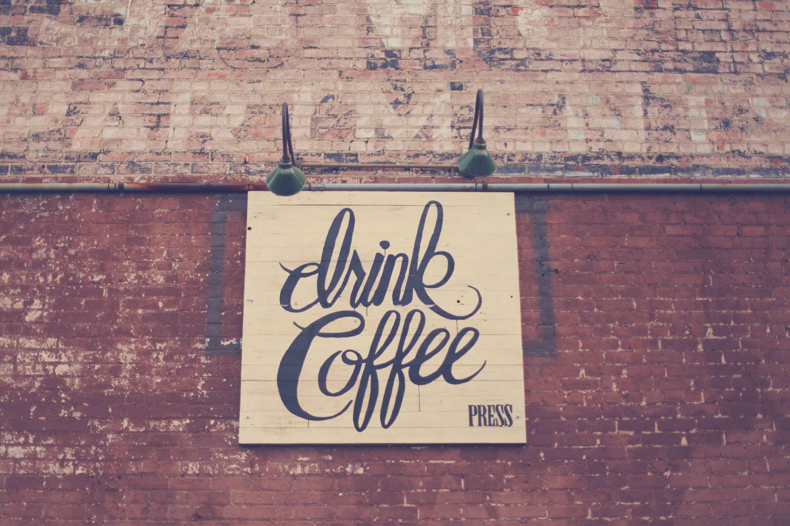 2560x1707 HD Old Coffee Shop Sign Wallpaper