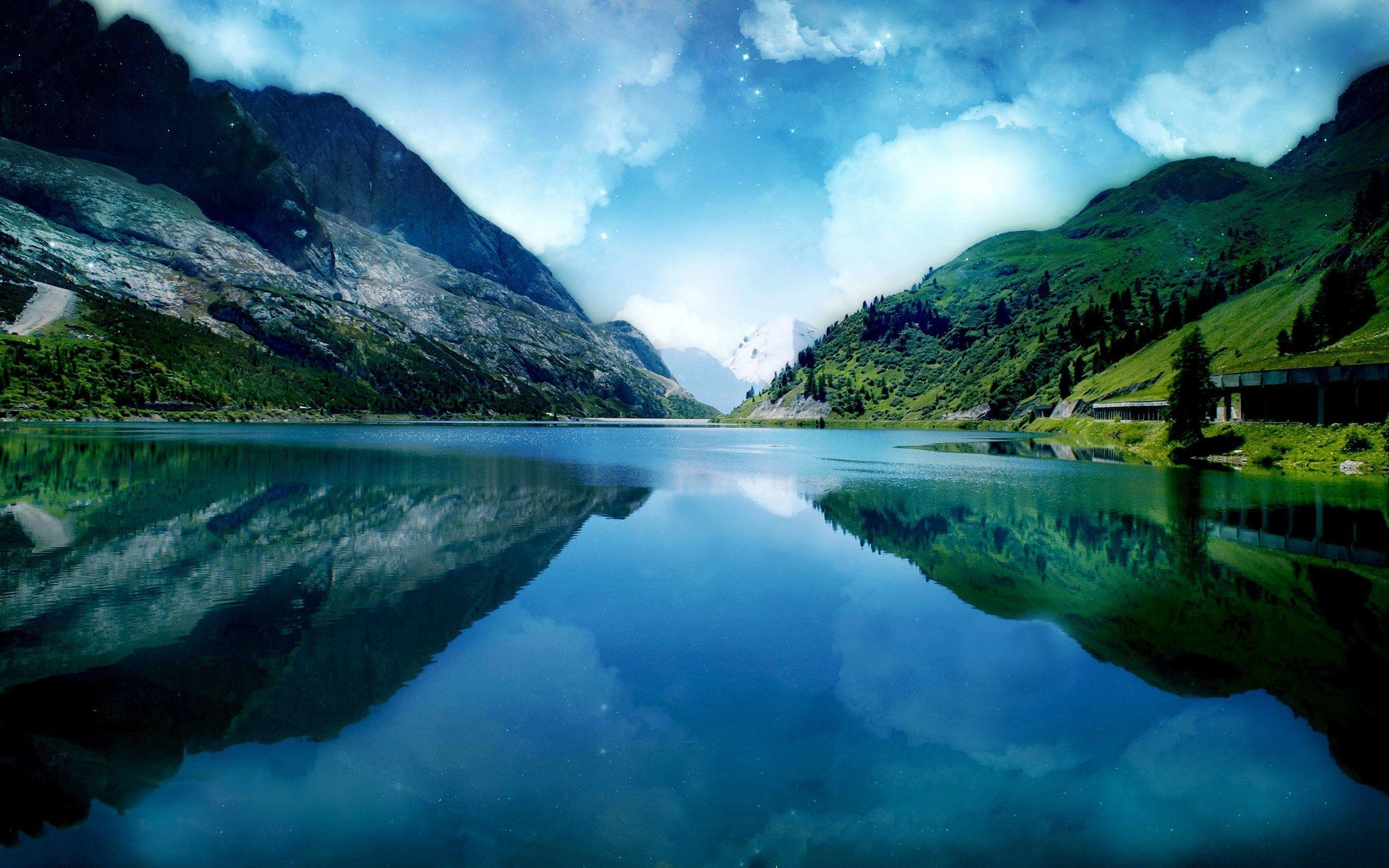 2560x1600 Fjord Wallpaper