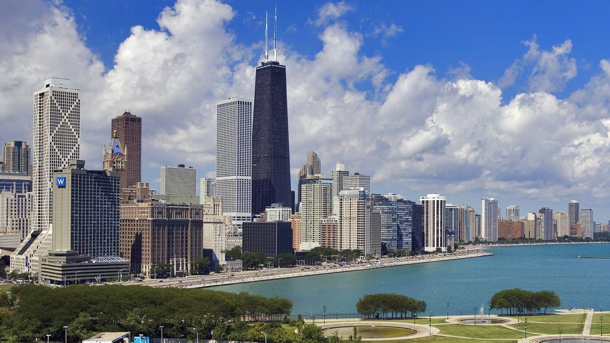2400x1350 Chicago Gold Coast Illinois Cities Cityscapes Wallpaper