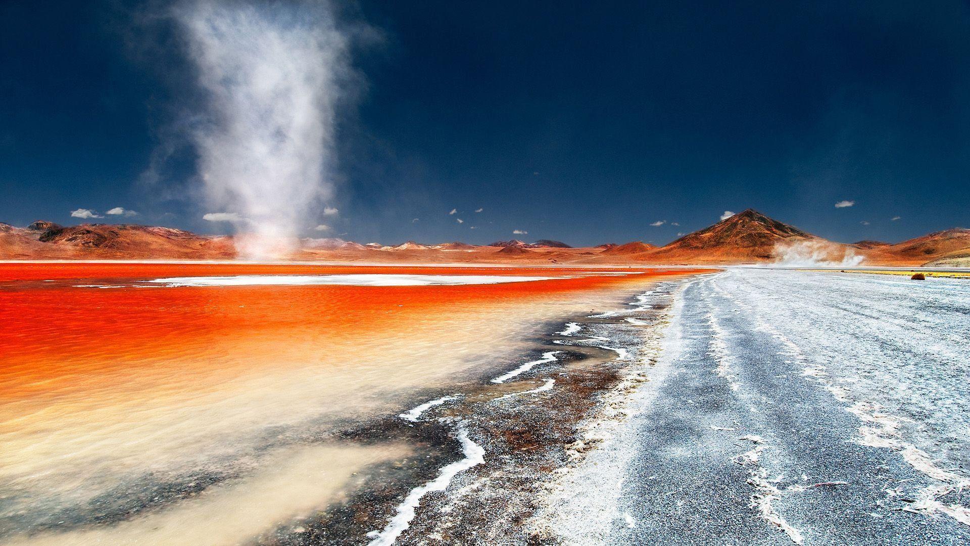 1920x1080 WallpaperWide Uyuni Salt Flats HD, Bolivia wallpaper