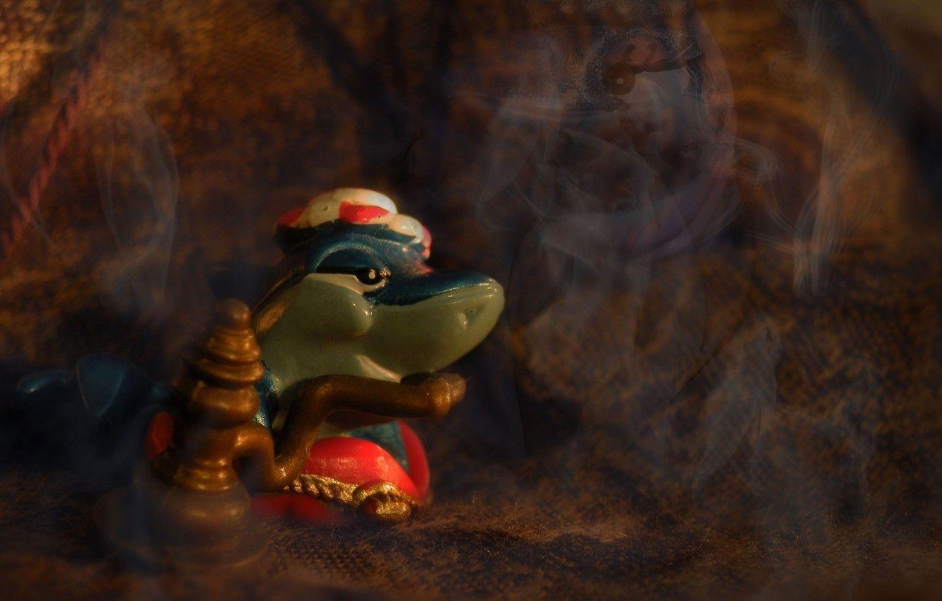 1332x850 Wallpaper childhood, toy, hookah, smoke, shark, dreams