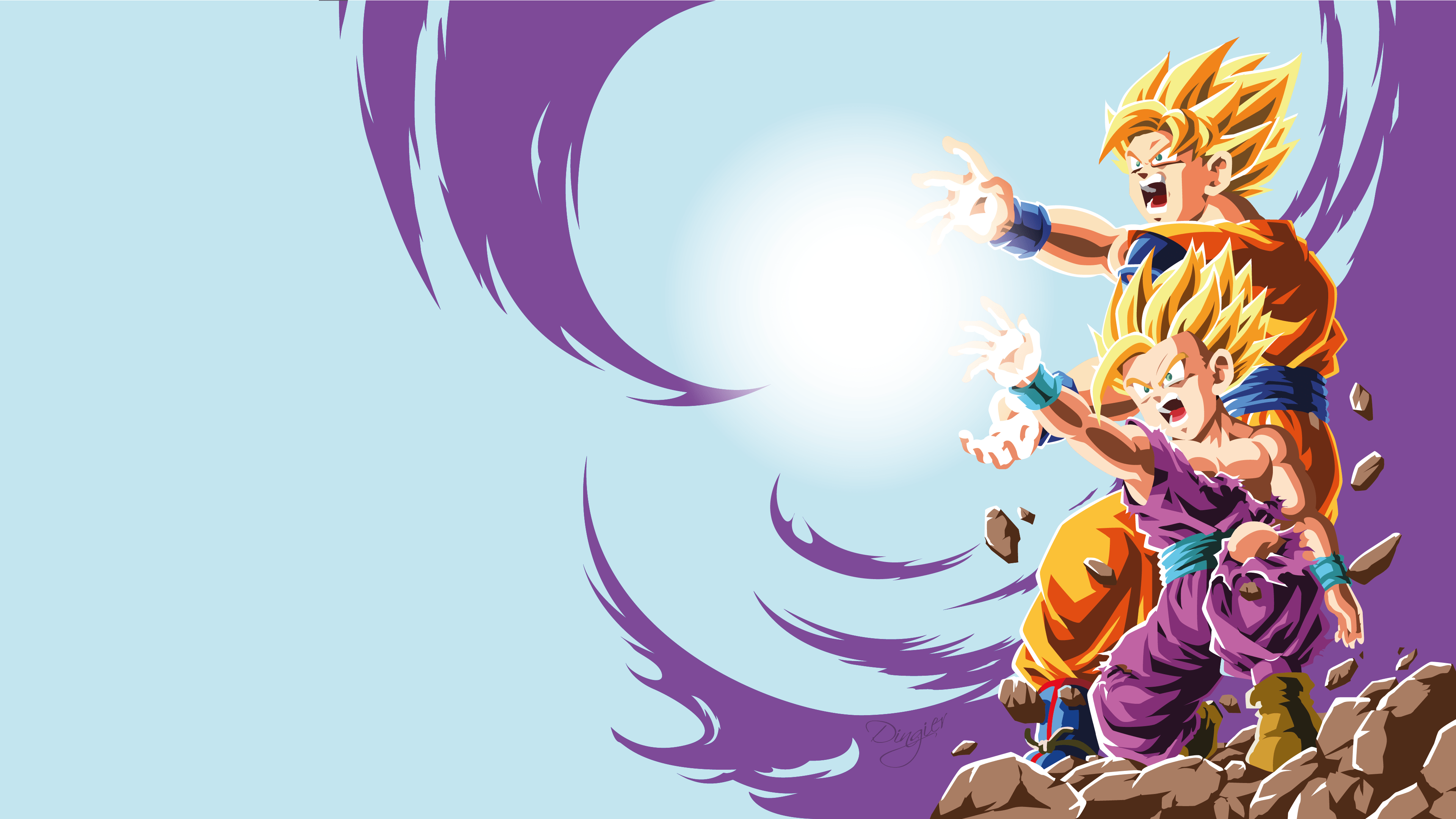 Goku And Gohan Wallpaper Hd Picture Image