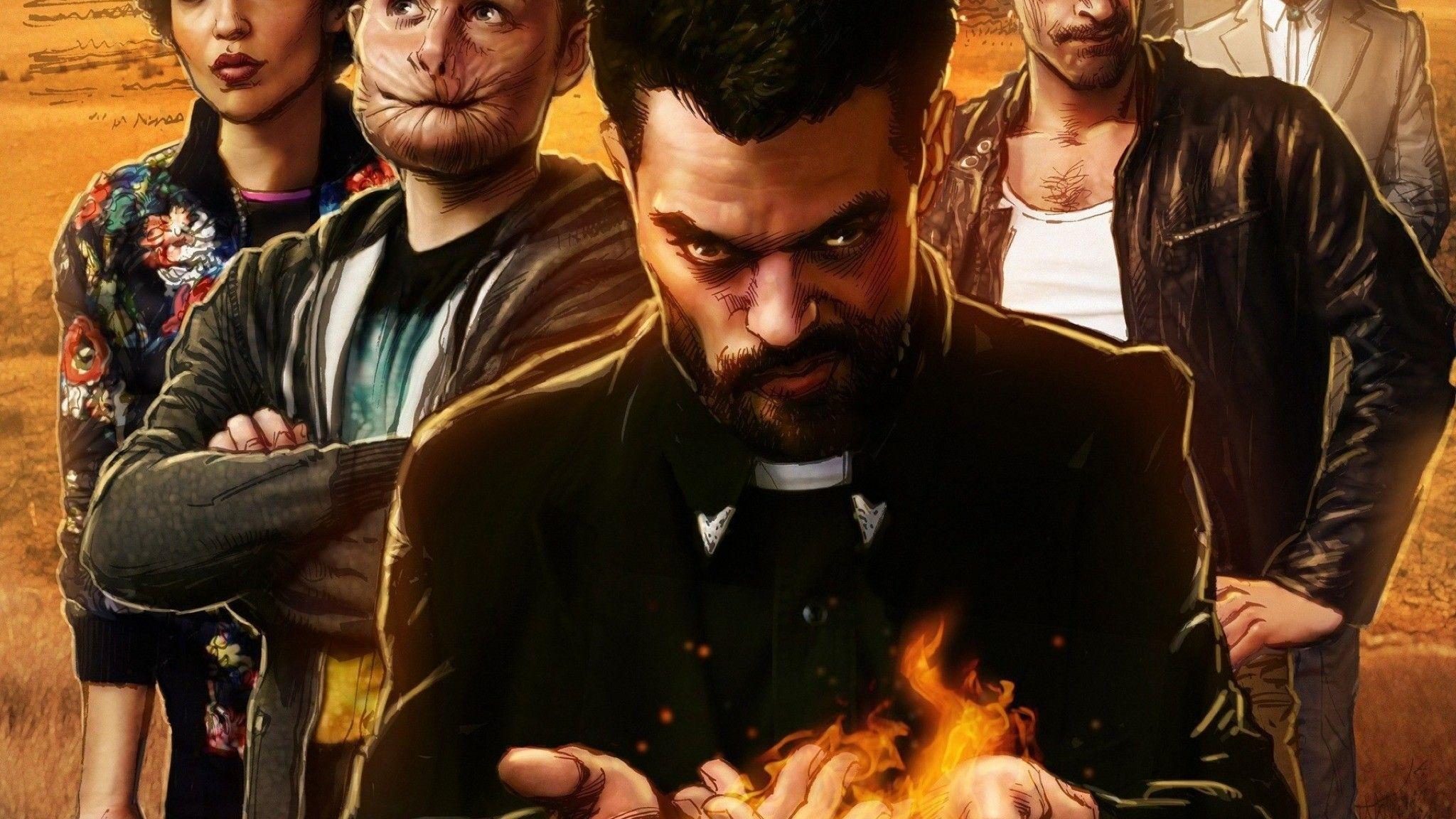 2048x1152 Preacher Wallpaper