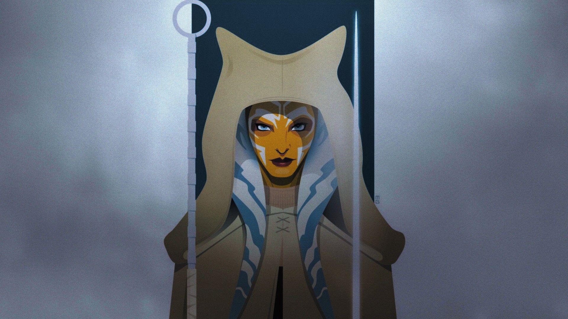 1920x1080 Ahsoka Tano HD Wallpaper (Desktop). Star wars fandom, Star wars ahsoka, Star wars art