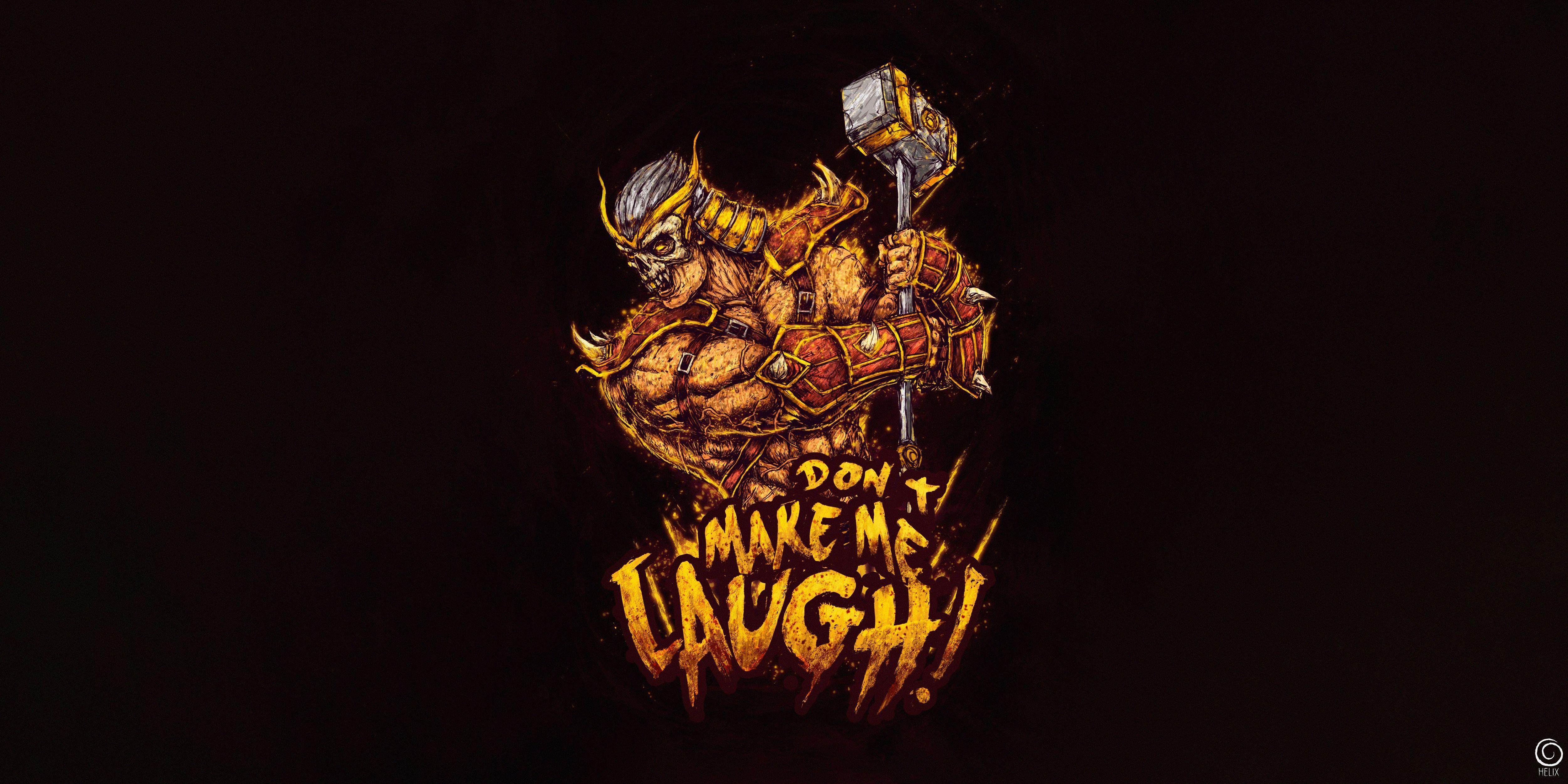 5000x2500 Mortal Kombat Shao Kahn Minimalist Wallpaper, HD Minimalist