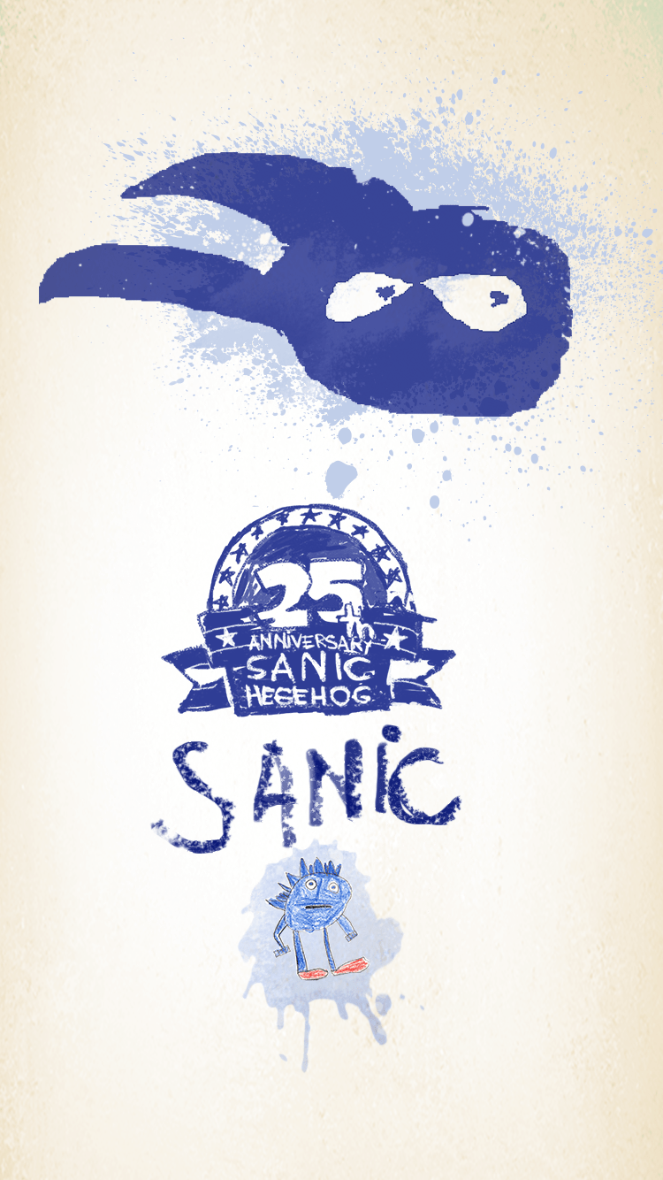 750x1334 25th Anniversary Sanic Hegehog. Sonic the Hedgehog. Know
